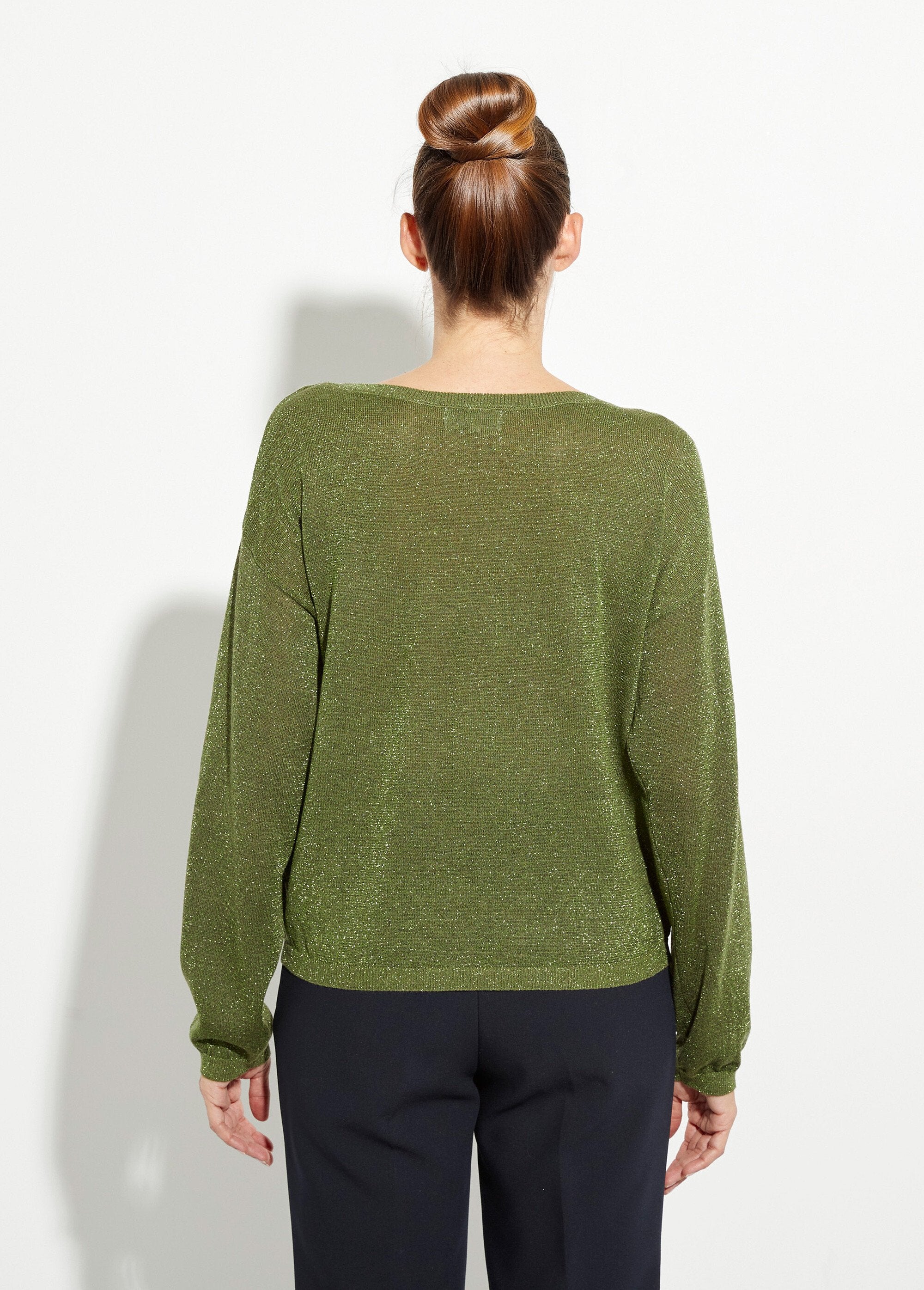 Maglione_corto_in_maglia_metallica_fine_Olive_DO1_slim