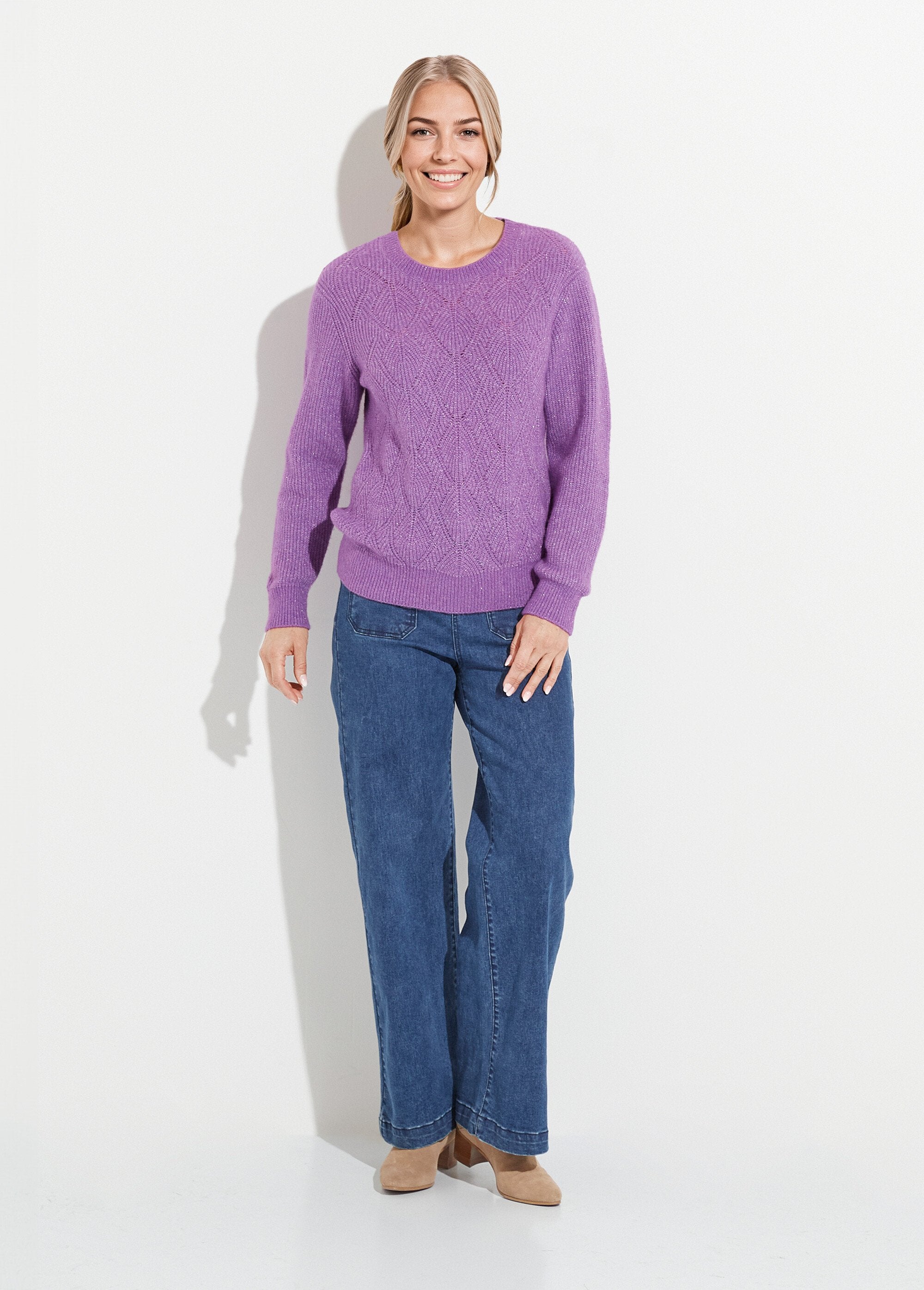 Morbido_maglione_traforato_in_fibre_riciclate_e_lana_Violet_SF1_slim