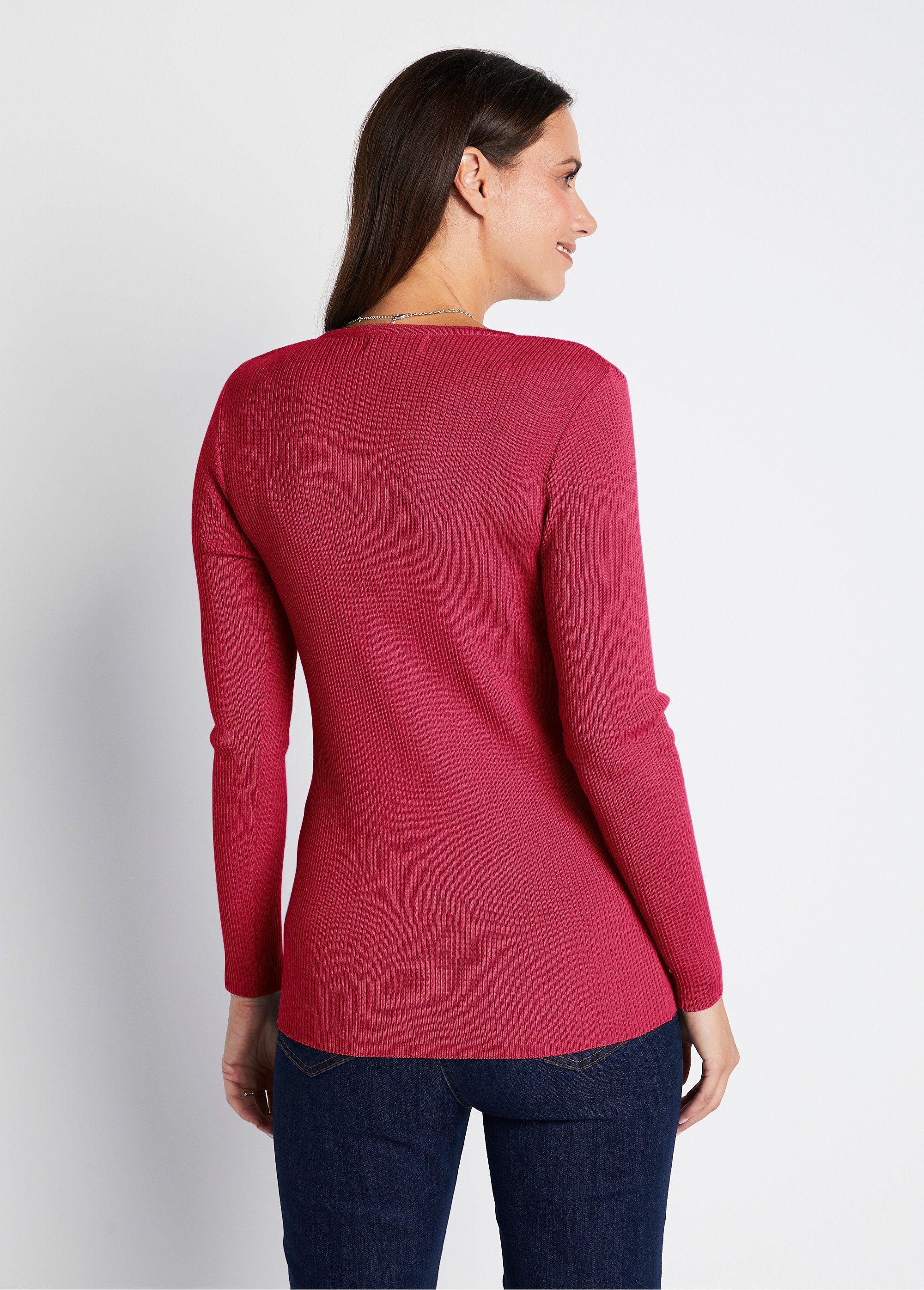 Maglione_con_collo_tunisino_in_lana_merino_Lampone_DO1_slim