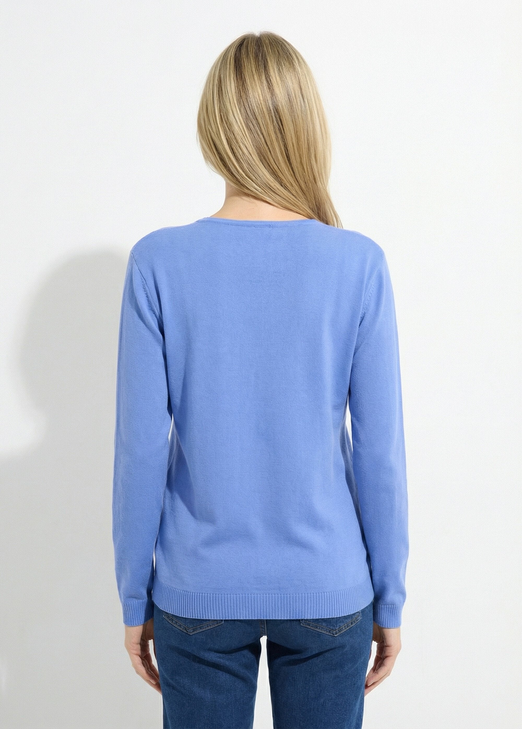 Maglia_a_maniche_lunghe_con_scollo_a_V_Bleu_DO1_slim