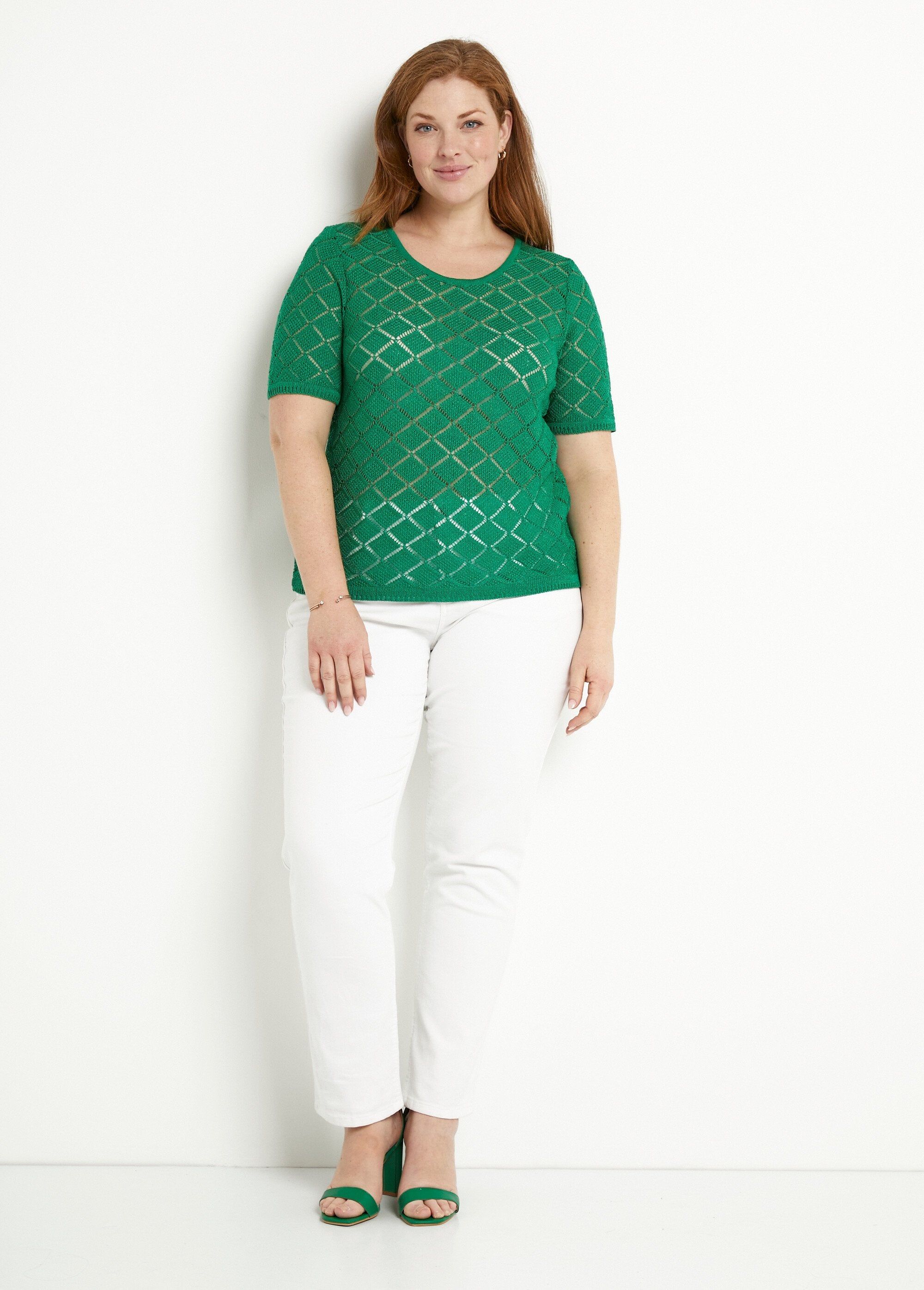 Maglia_sottile_traforata_a_maniche_corte_Vert_SF1_curvy