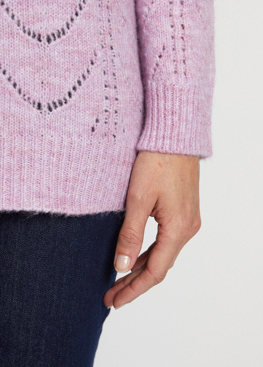 Maglia_girocollo_in_maglia_screziata_traforata_Lilas_DE3_slim