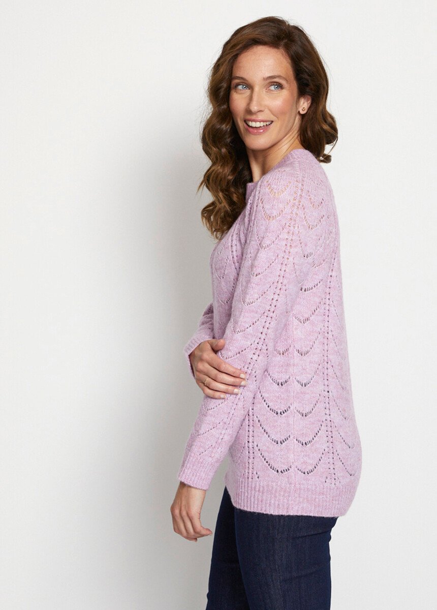 Maglia_girocollo_in_maglia_screziata_traforata_Lilas_DR1_slim