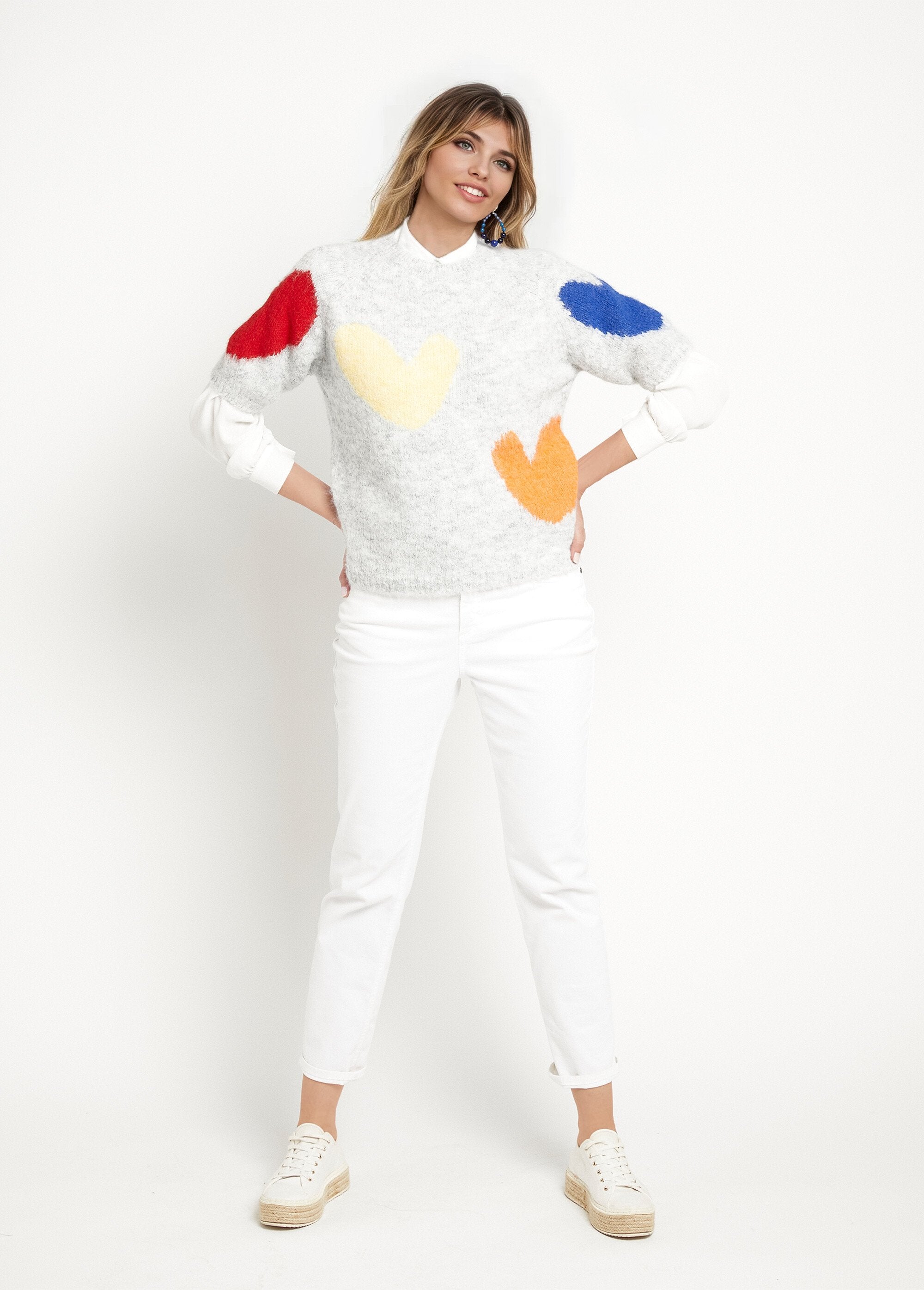 Maglia_a_maniche_corte_con_dettaglio_di_riccioli_Gris_SF1_slim