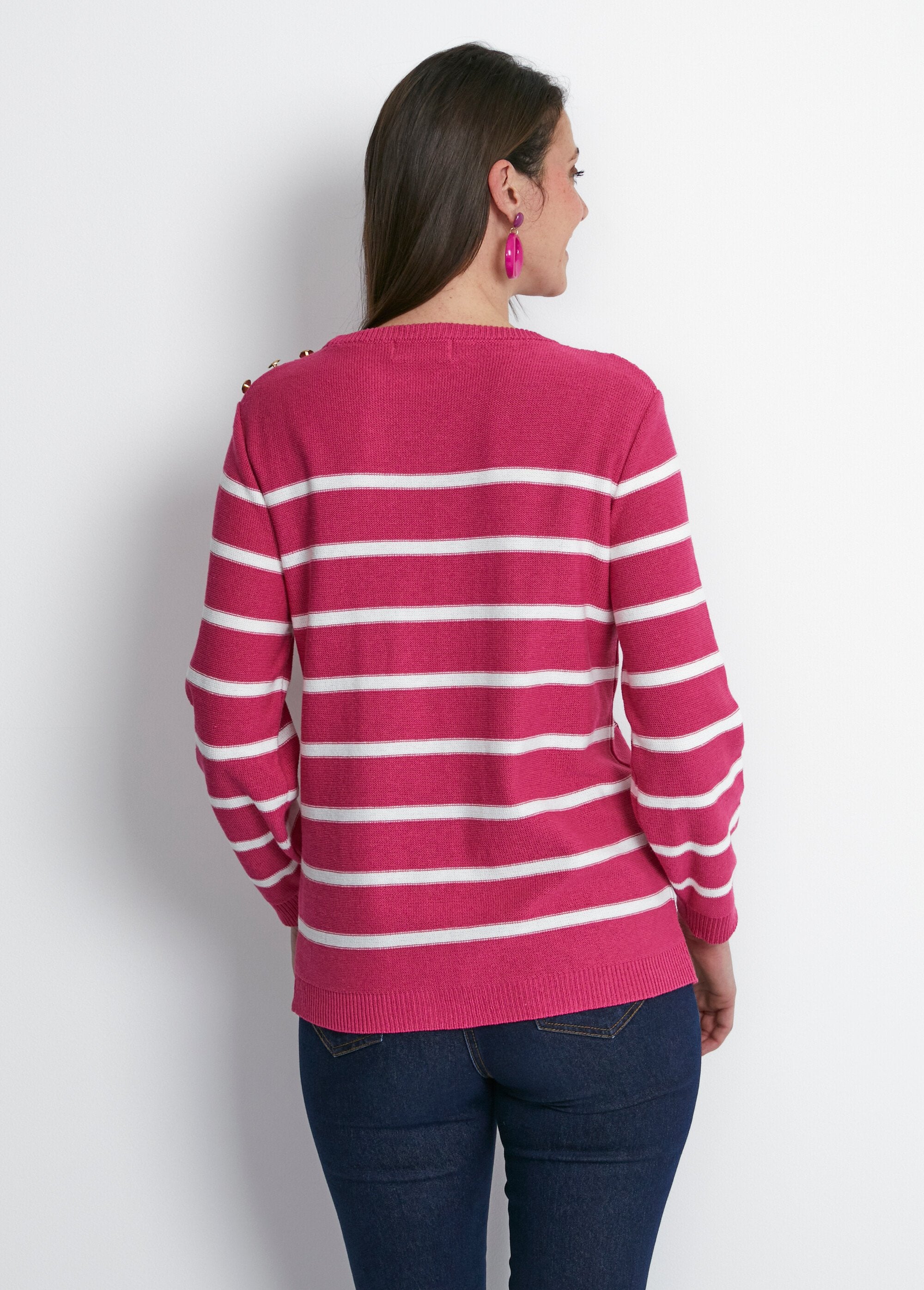 Maglia_a_righe_e_bottoni_Framboise_et_blanc_DO1_slim
