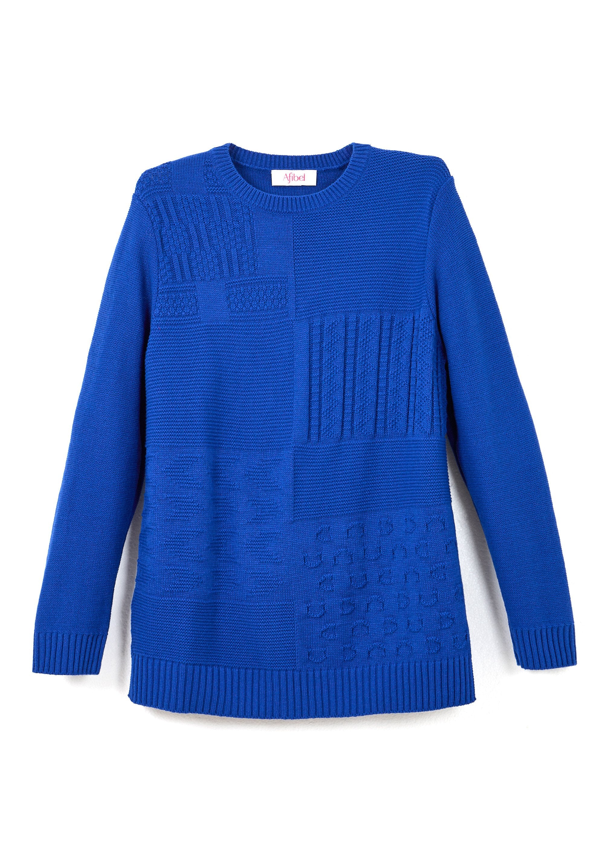Maglia_a_tunica_con_maniche_lunghe_e_scollo_rotondo_Bleu_AP1_slim