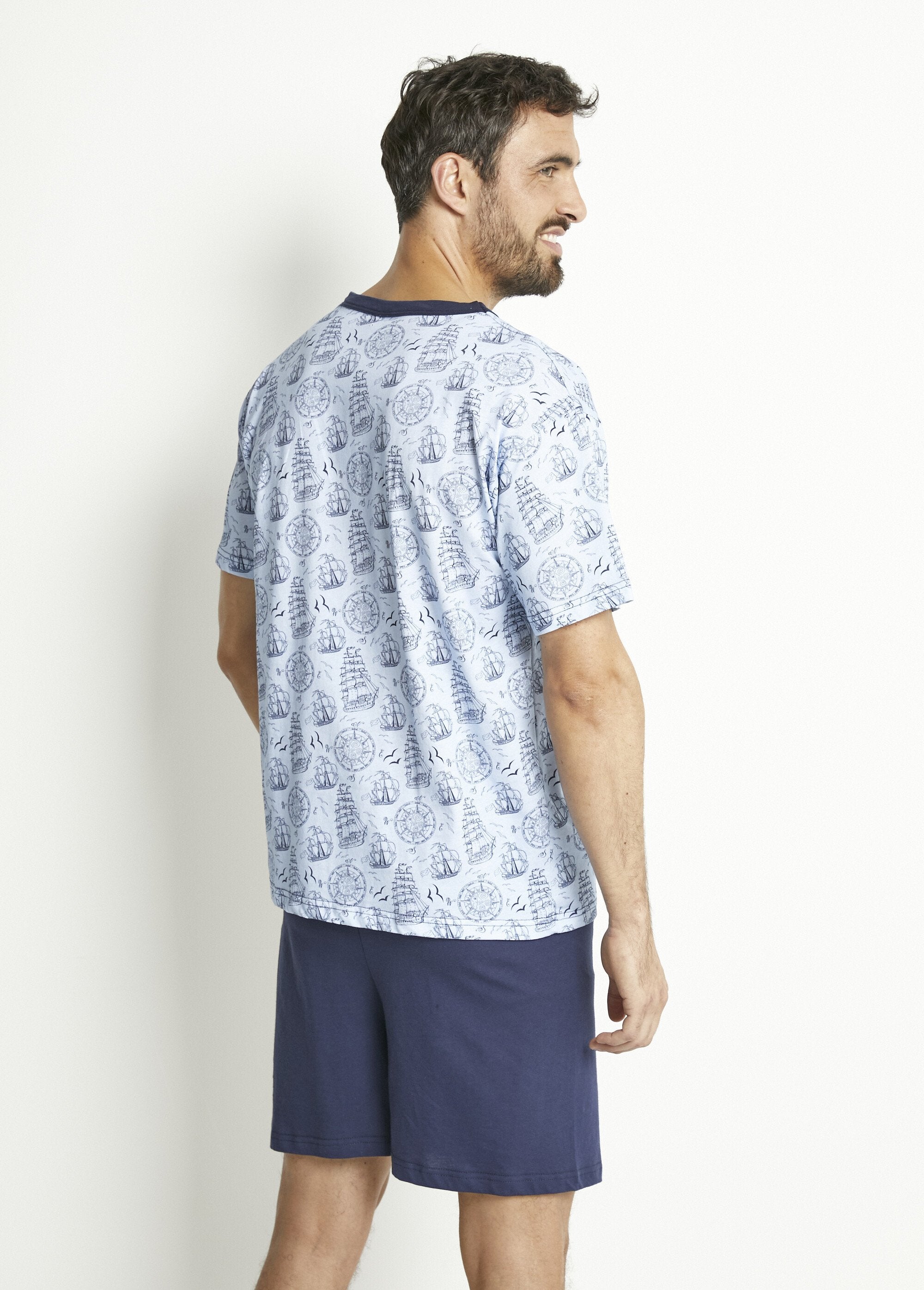 Pigiama_corto_con_scollo_a_V_in_jersey_di_cotone_Bleu_et_marine_DO1_slim
