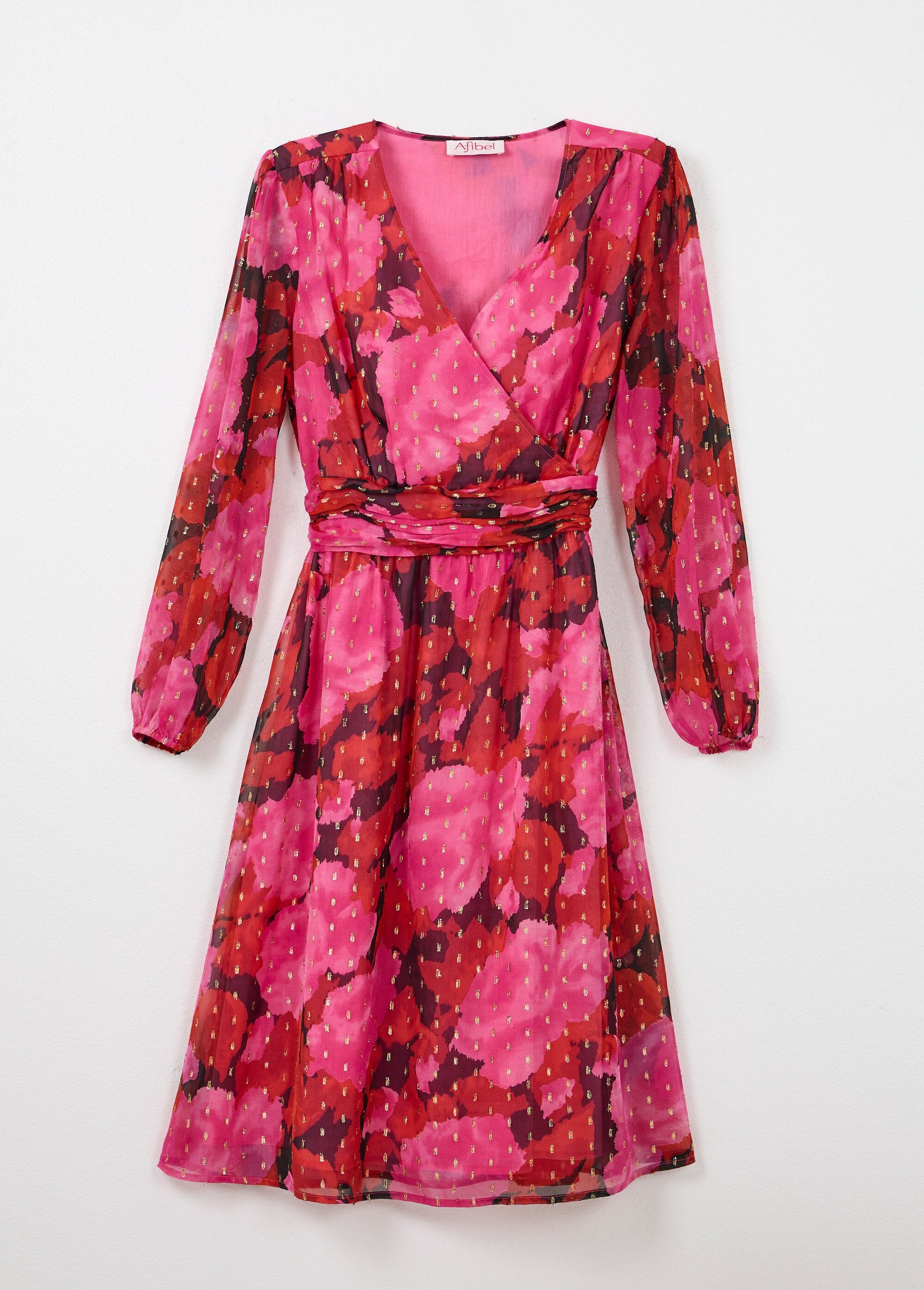 Abito_corto_in_voile_stampato_con_motivi_dorati_Rouge_et_noir_AP1_slim