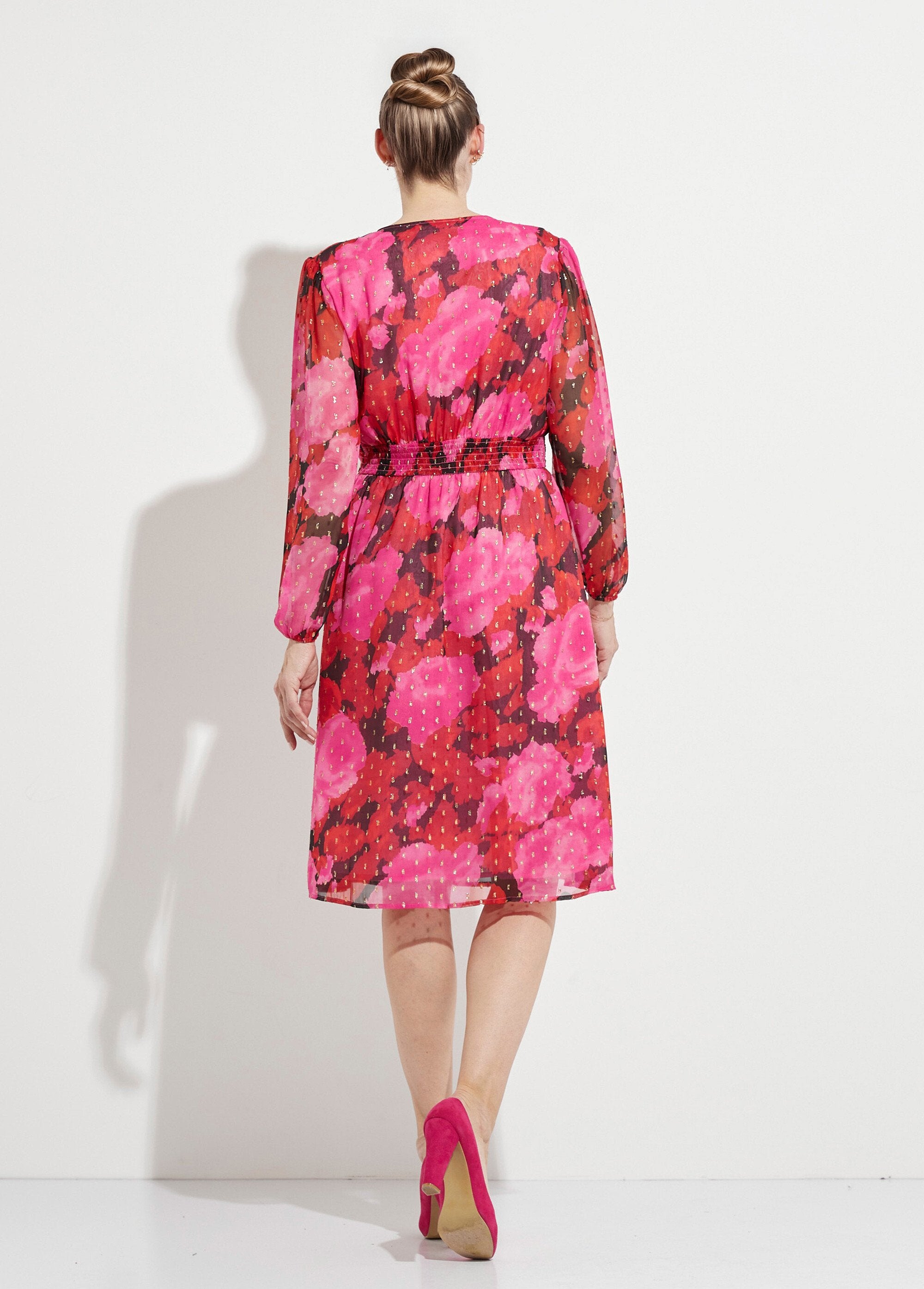 Abito_corto_in_voile_stampato_con_motivi_dorati_Rouge_et_noir_DO1_slim