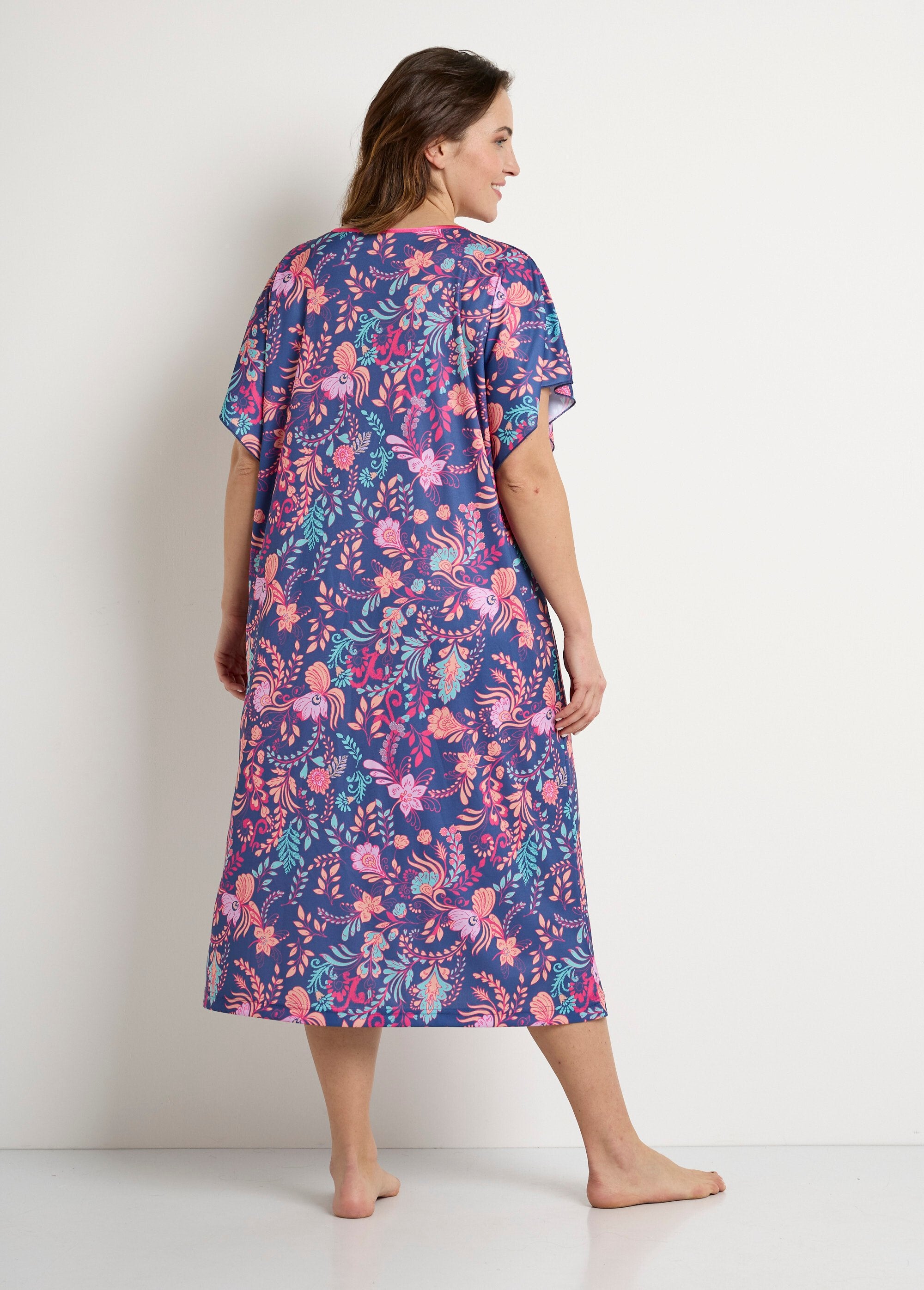 Abito_lungo_da_hostess_in_raso_con_stampa_floreale_Fond_marine_DO1_curvy