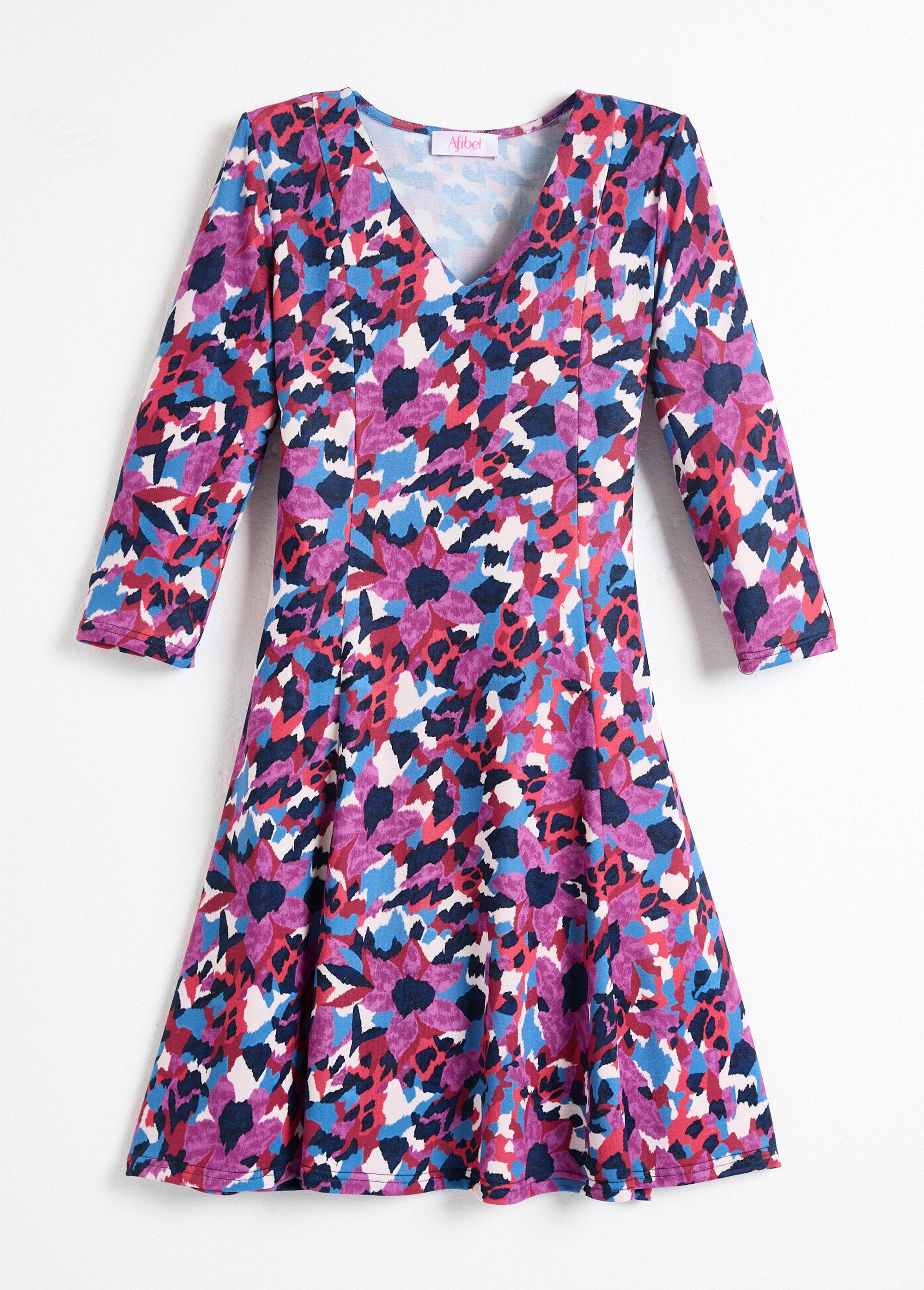 Abito_corto_e_dritto_con_stampa_a_caldo_Imprime_bleu_AP1_slim