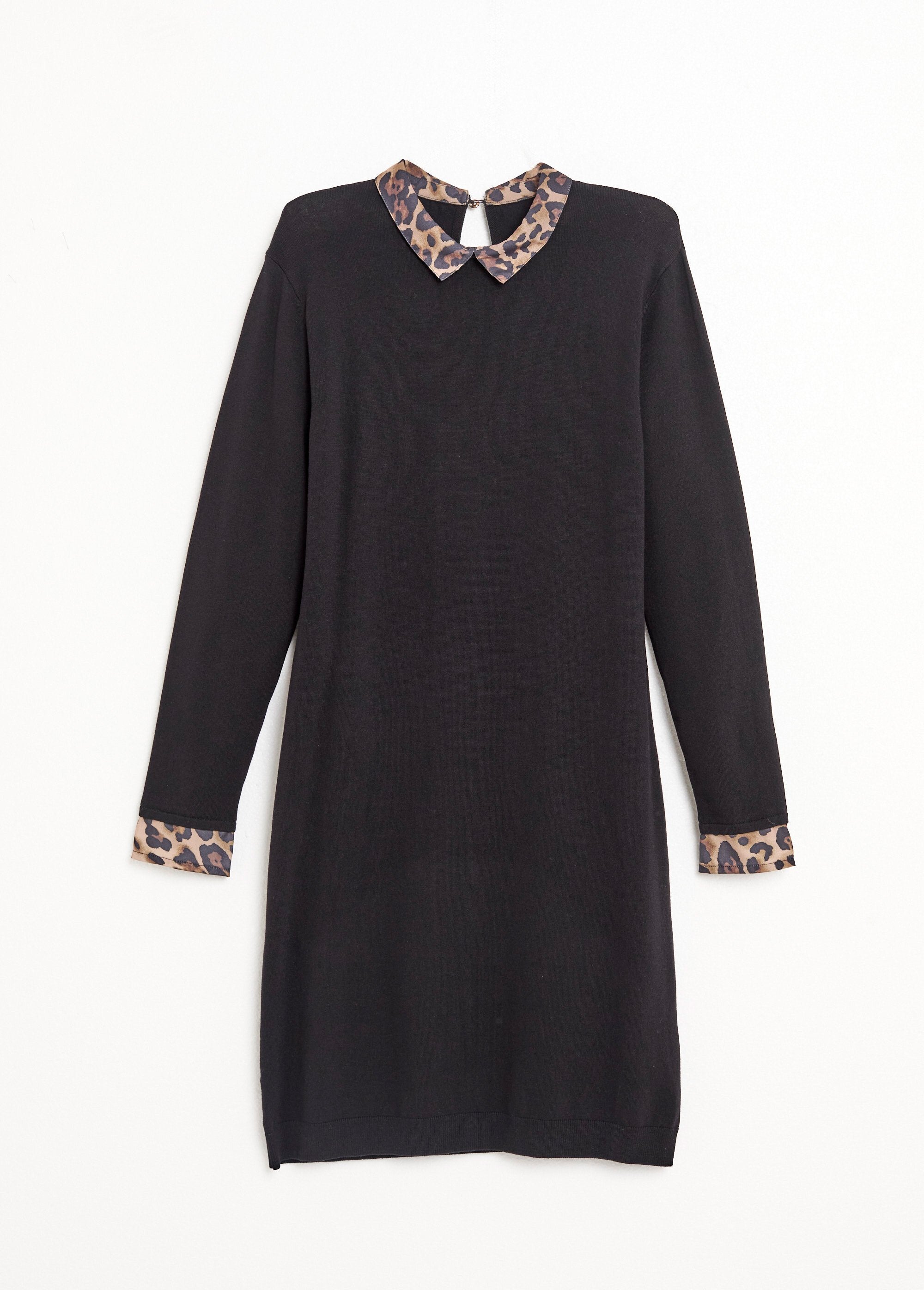 Abito_nero_2_in_1_in_voile_con_stampa_leopardata_Noir_AP1_slim