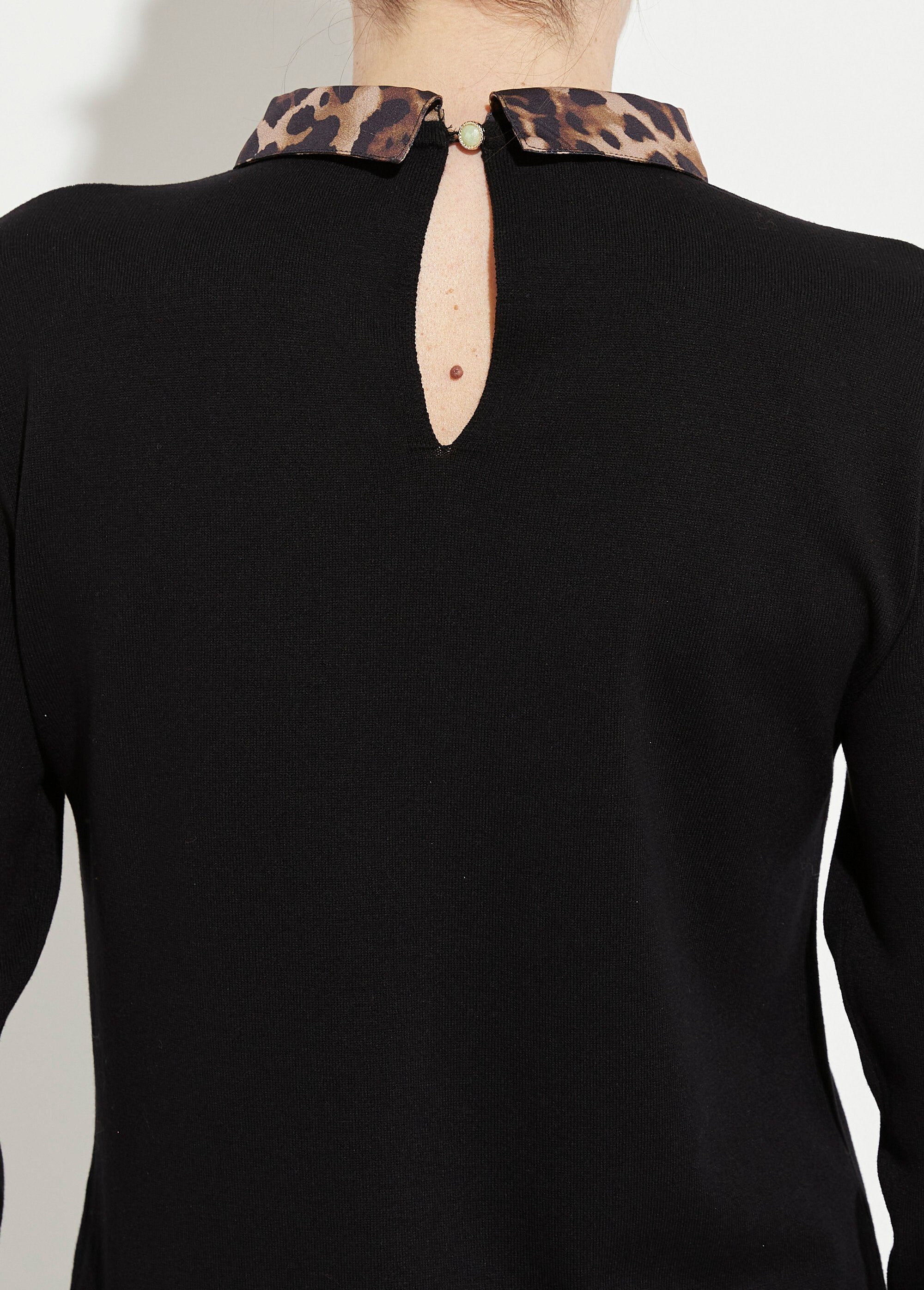 Abito_nero_2_in_1_in_voile_con_stampa_leopardata_Noir_DE2_slim