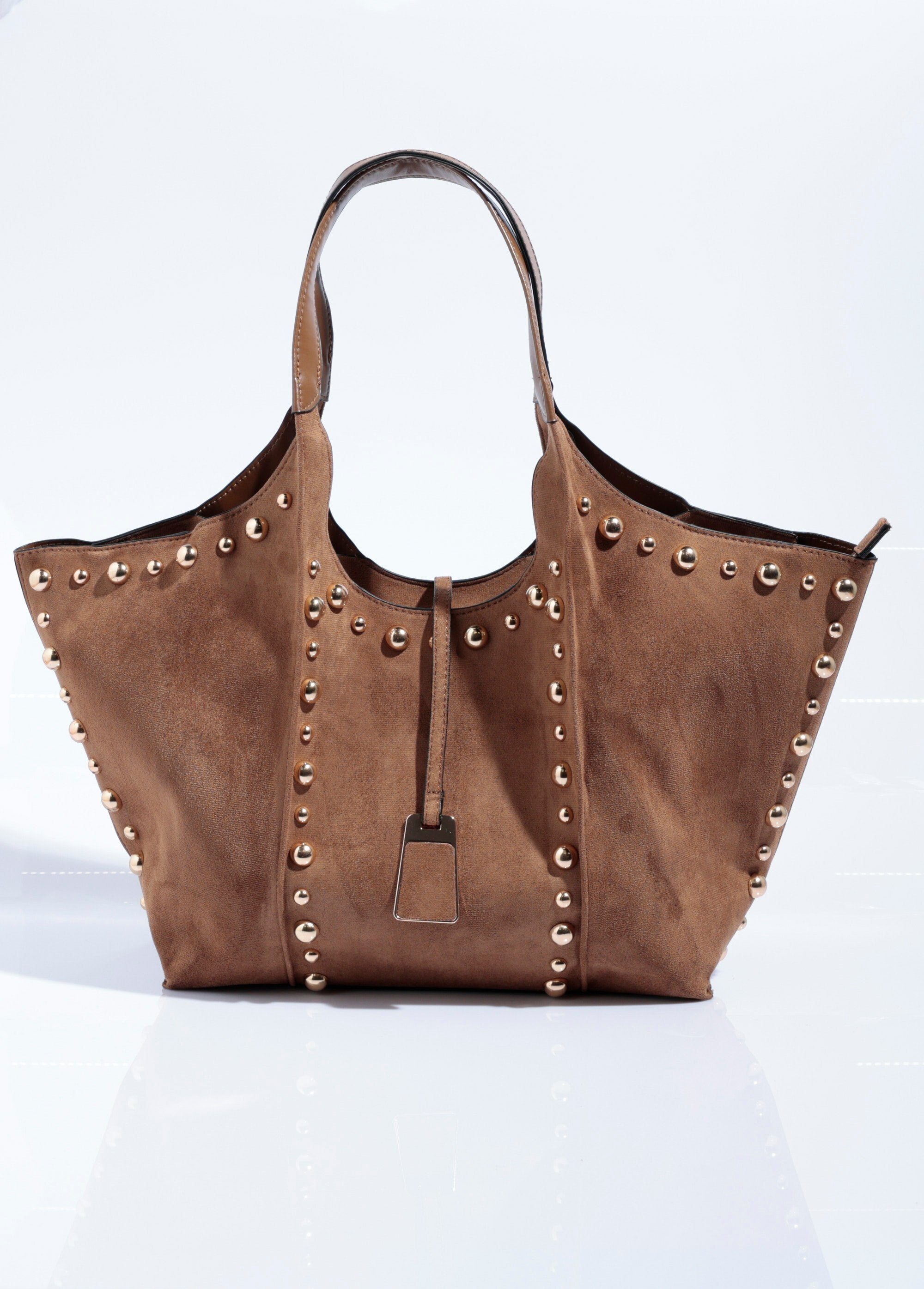 Borsa_tote_in_suedette_con_borchie_tonde_in_metallo_Noisette_FA1_slim