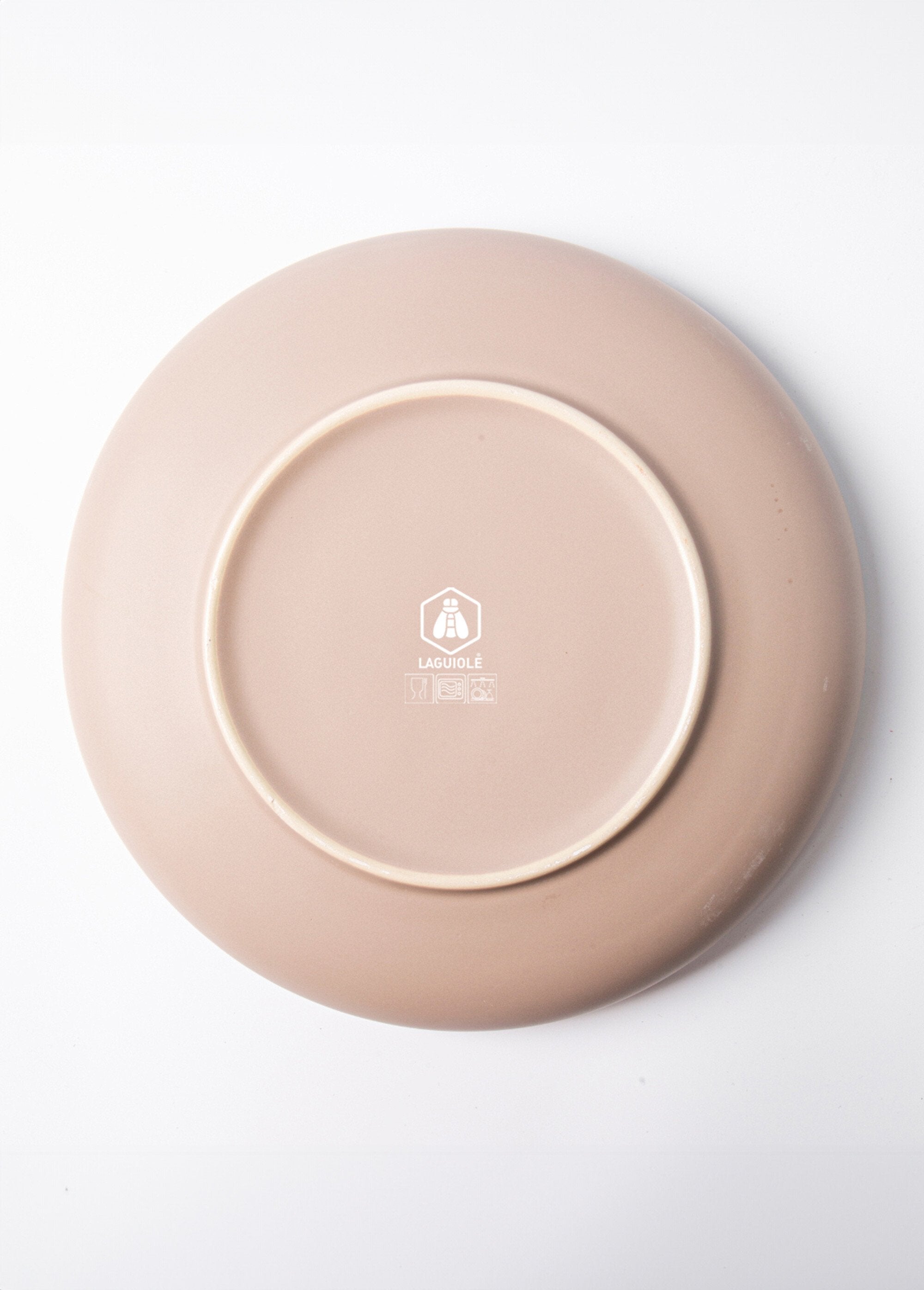 Set_di_6_piatti_fondi_in_gres_smaltato,_scuro_Taupe_UN1_slim