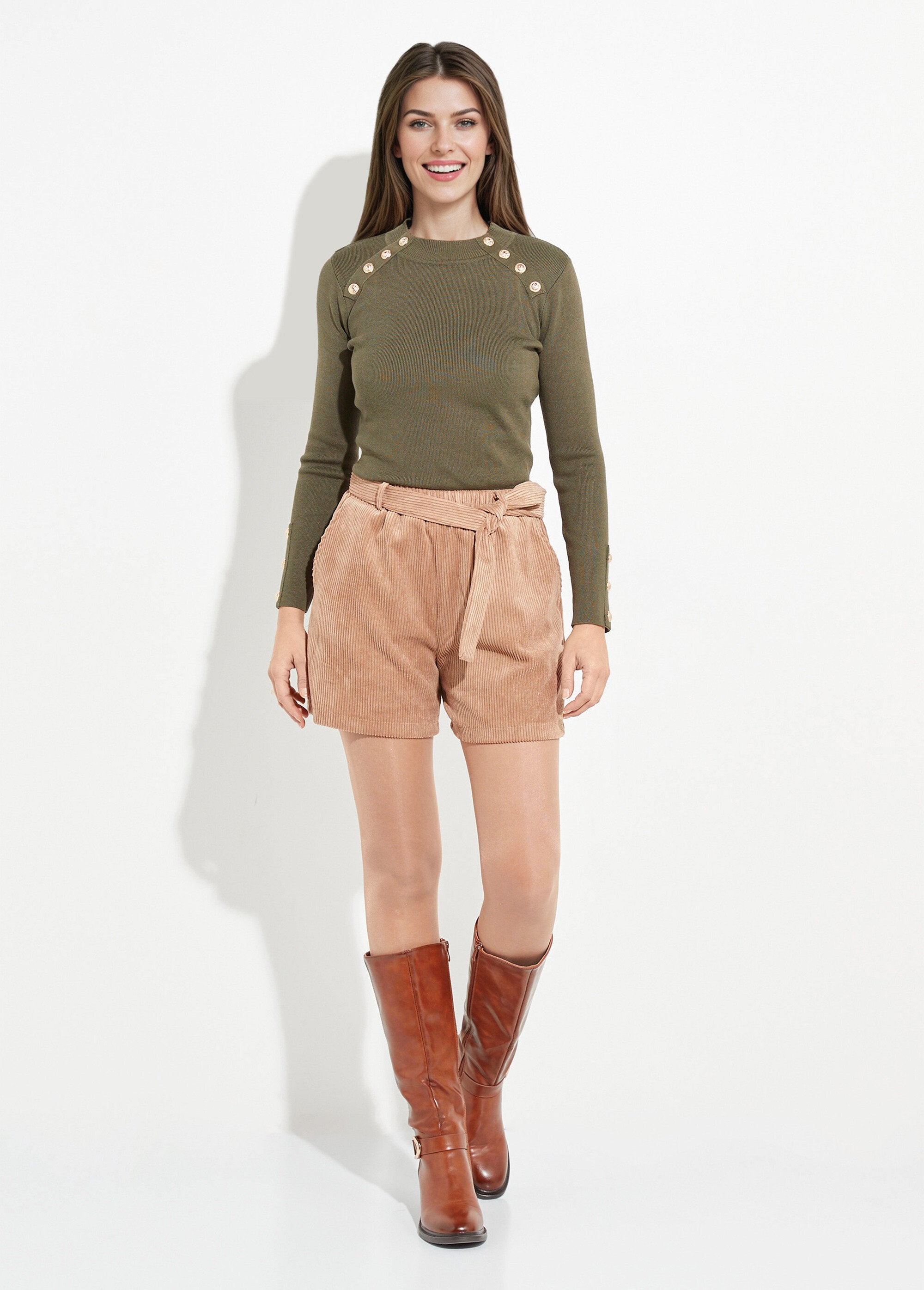Pantaloncini_di_velluto_a_maglia_grossa_Camel_SF1_slim