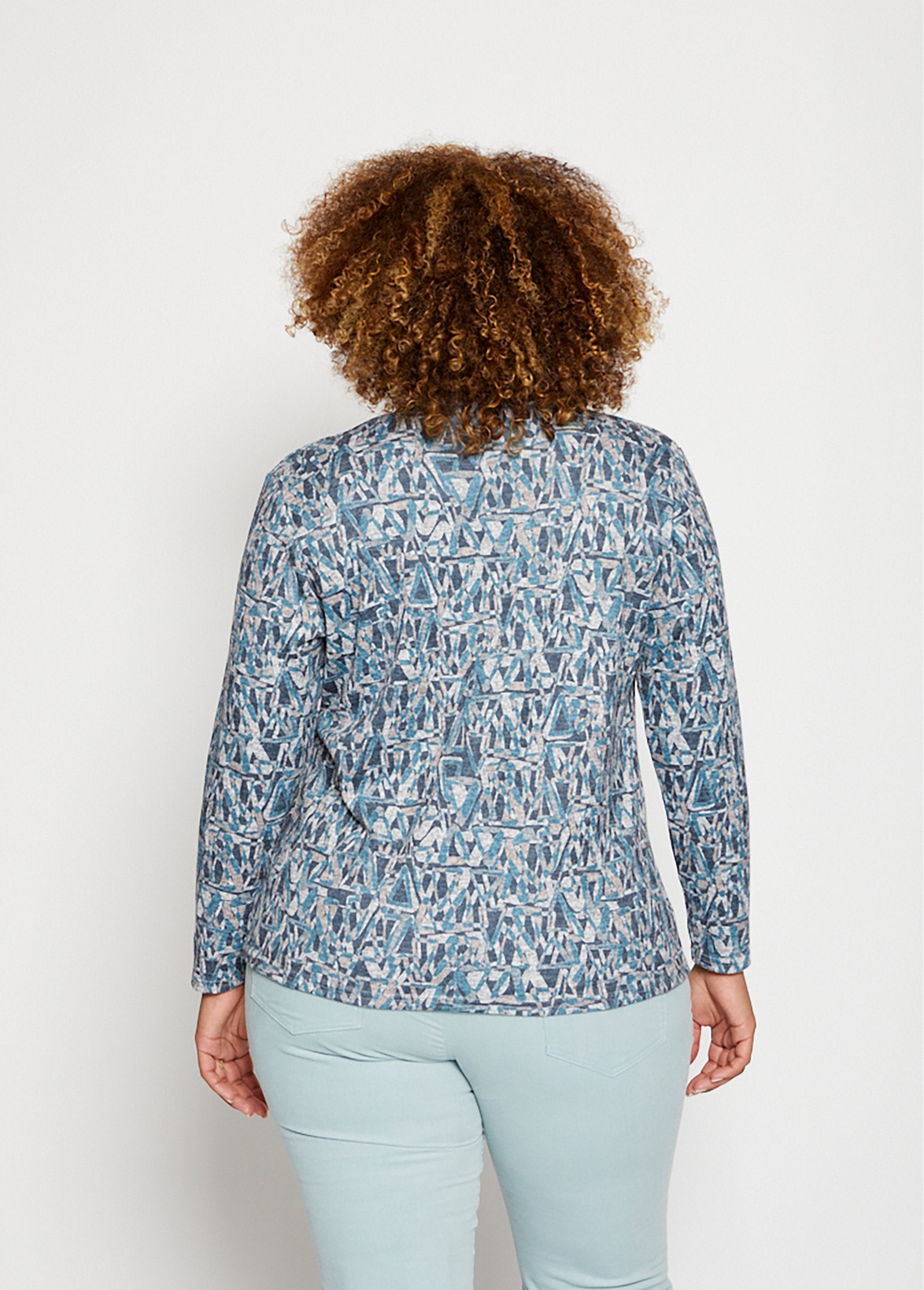 Maglietta_intima_in_maglia_chinée_elasticizzata_Blu_e_grigio_DO1_curvy