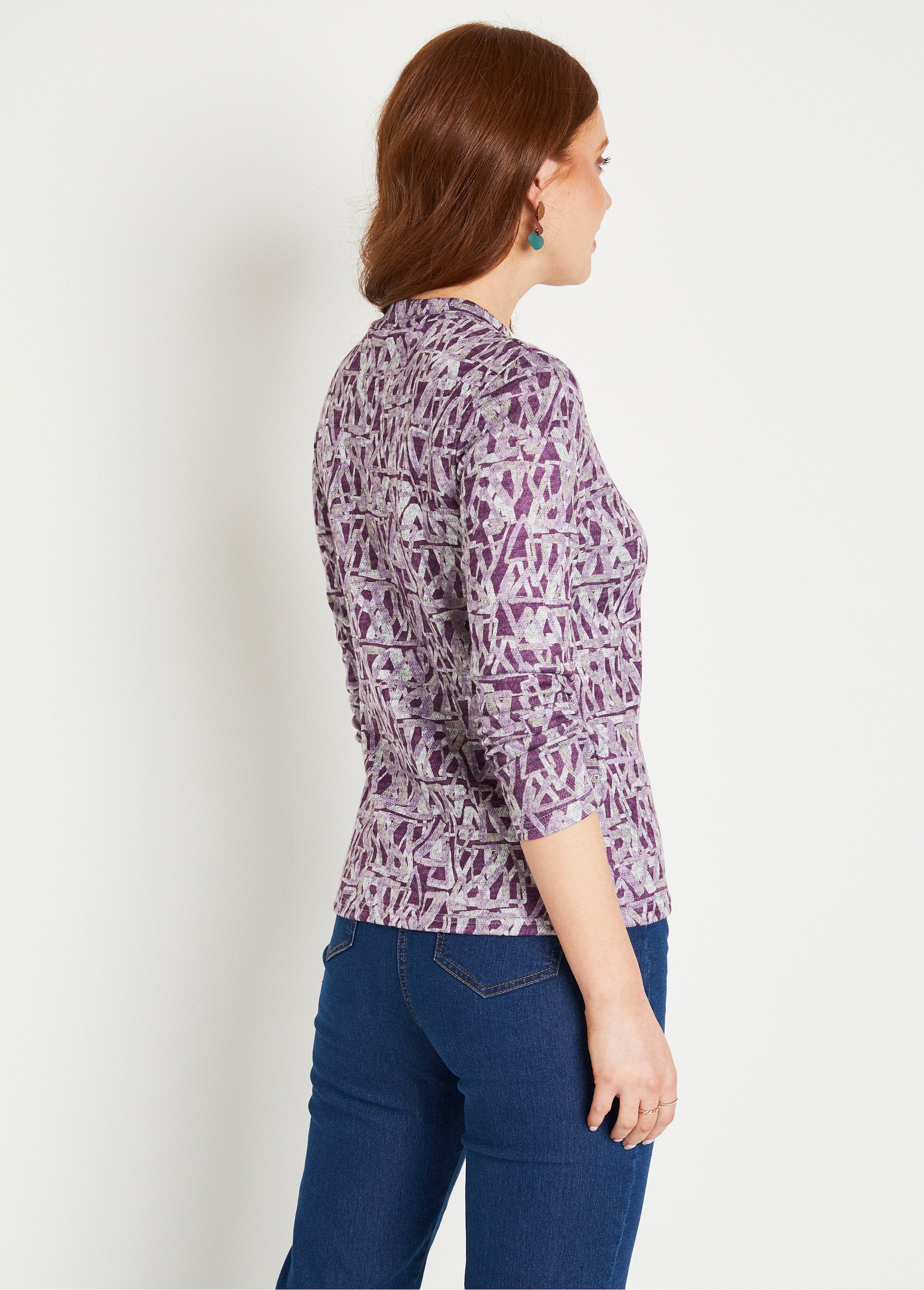 Maglietta_intima_in_maglia_chinée_elasticizzata_Parme_et_gris_DO1_slim