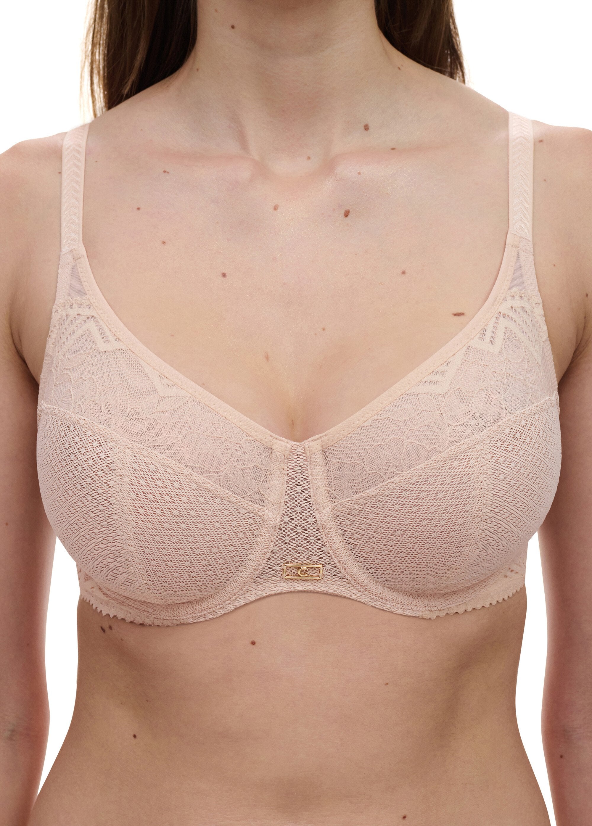 Chantelle®_-_Reggiseno_a_fascia_in_pizzo_Beige_DE1_slim
