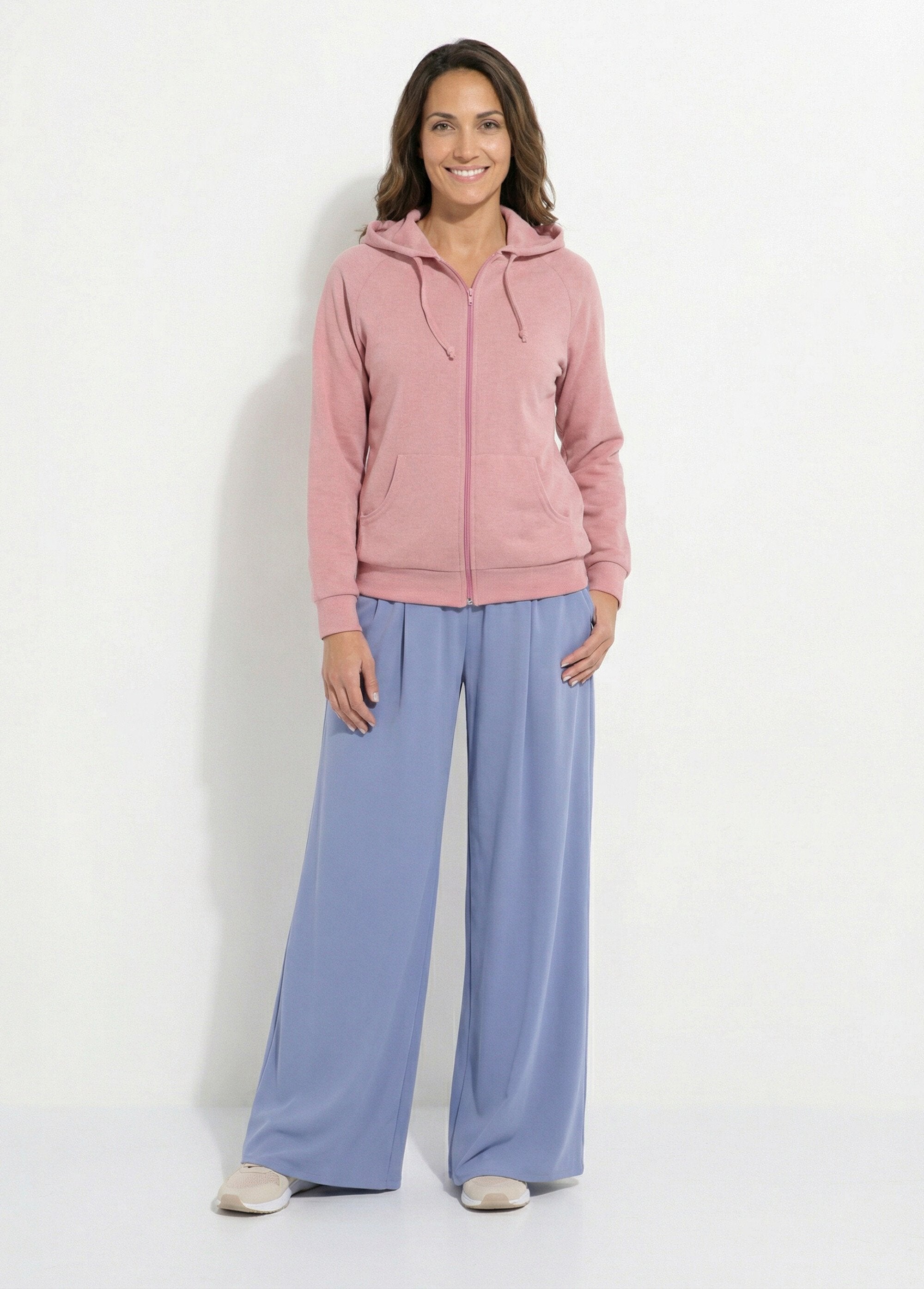 Felpa_con_cappuccio_in_pile_Scratch_con_zip_Rose_SF1_slim