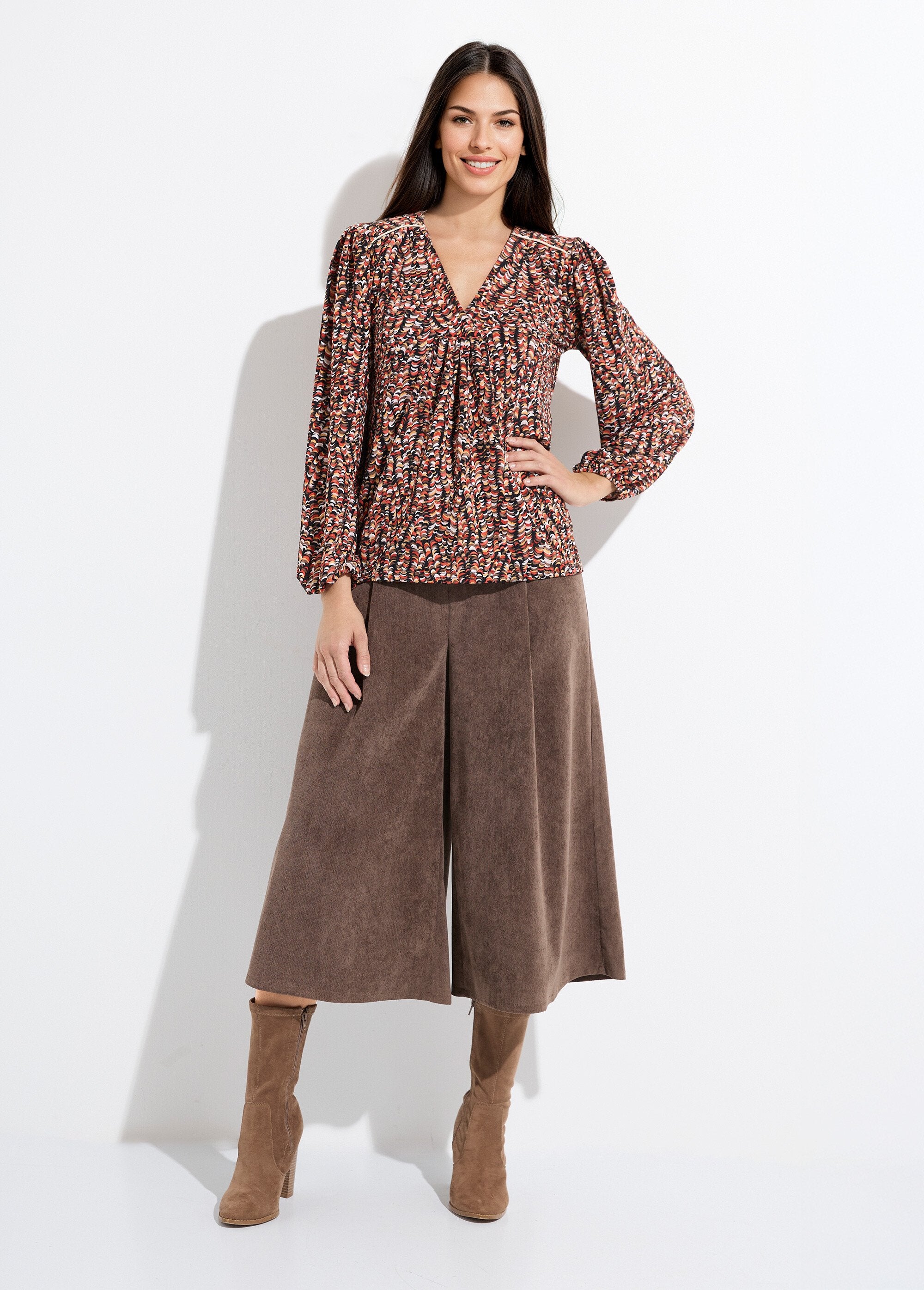 Camicetta_con_stampa_grafica,_dalla_vestibilità_comoda,_T-shirt_Noir_et_miel_SF1_slim