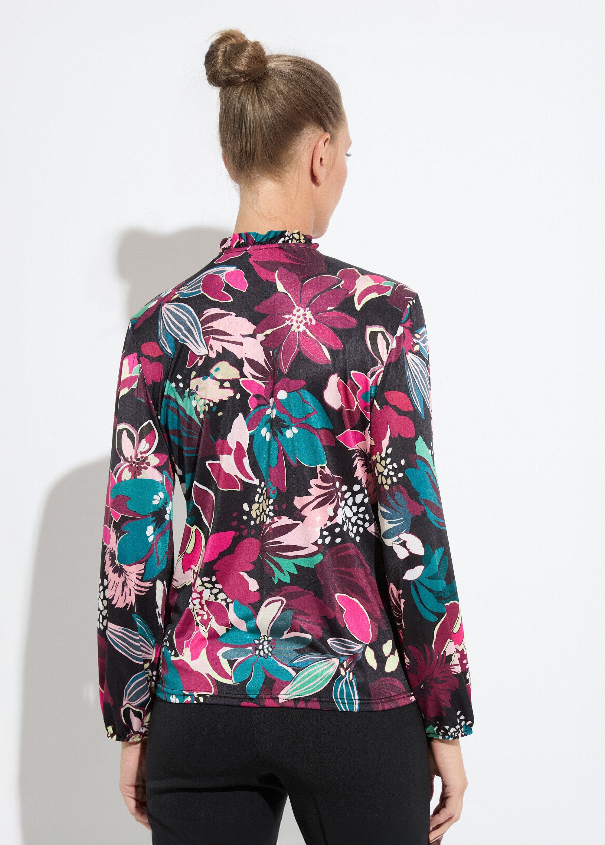 Maglietta_con_collo_alto_e_stampa_floreale_Imprime_fuchsia_DO1_slim