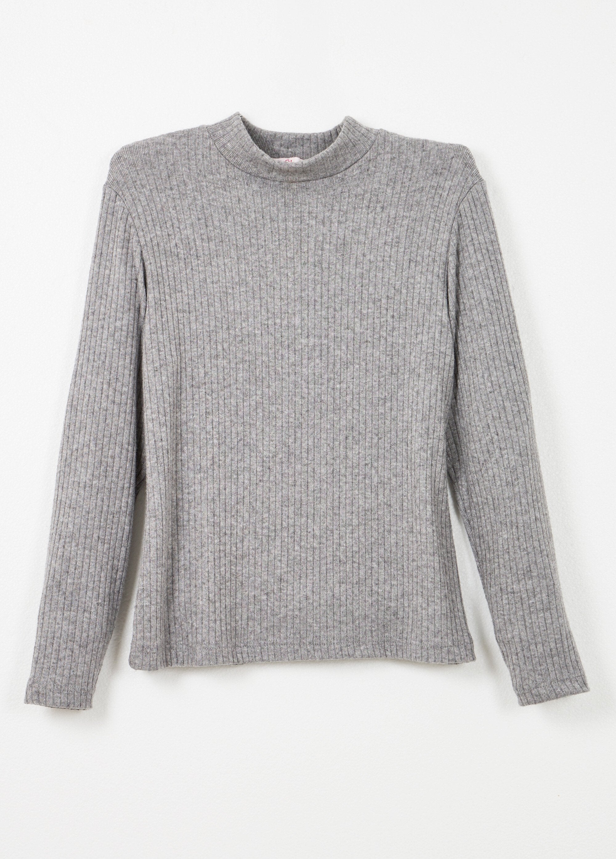 Maglietta_a_maniche_lunghe_con_collo_alto_in_maglia_a_costine_Gris_chine_AP1_slim