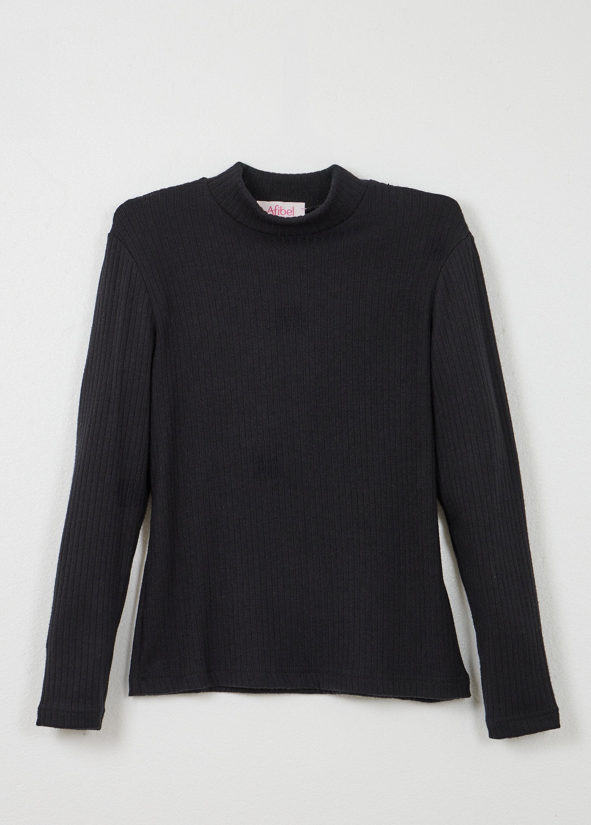 Maglietta_a_maniche_lunghe_con_collo_alto_in_maglia_a_costine_Noir_AP1_slim