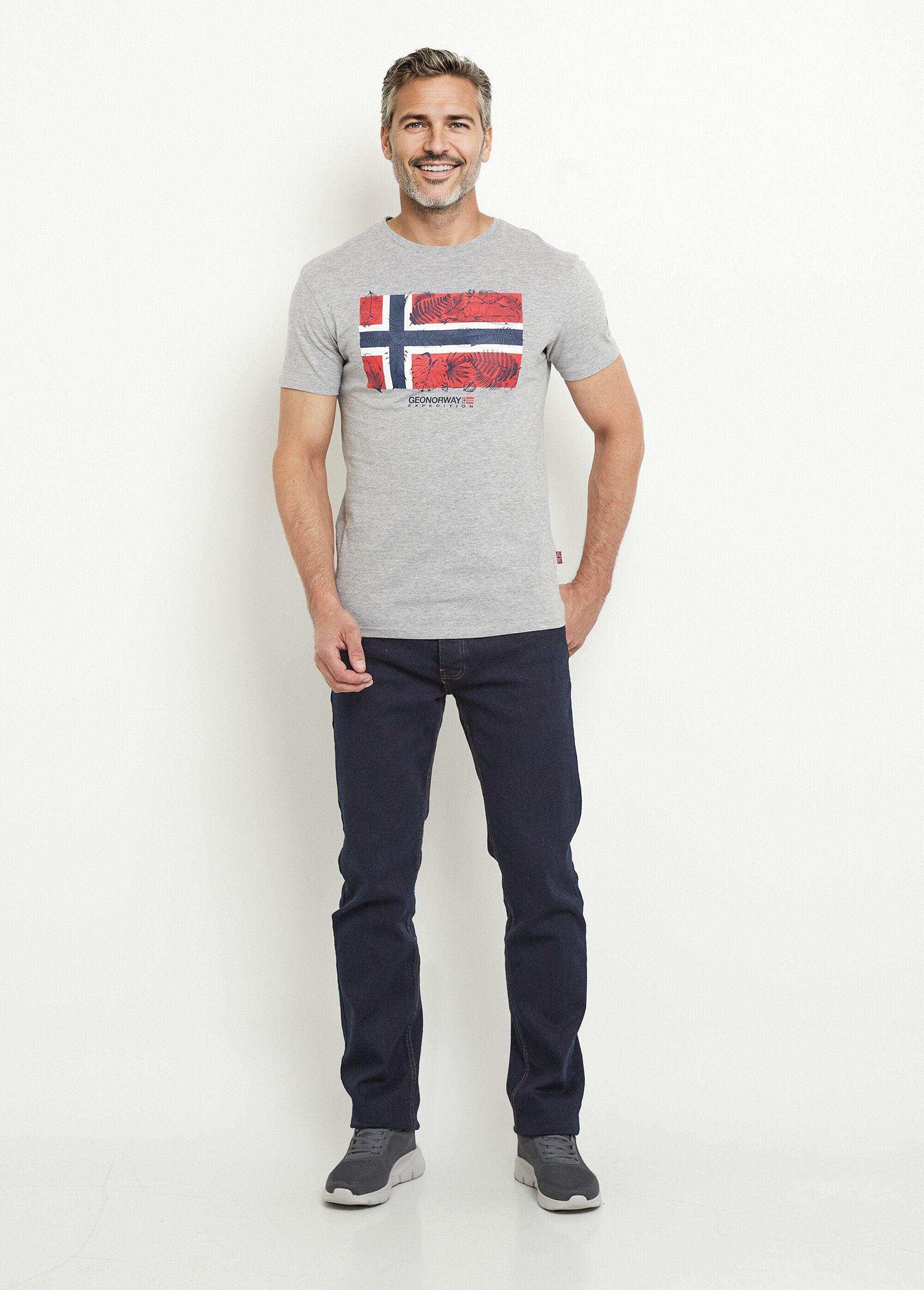 T-shirt_girocollo_con_bandiera_esotica_Gris_SF1_slim