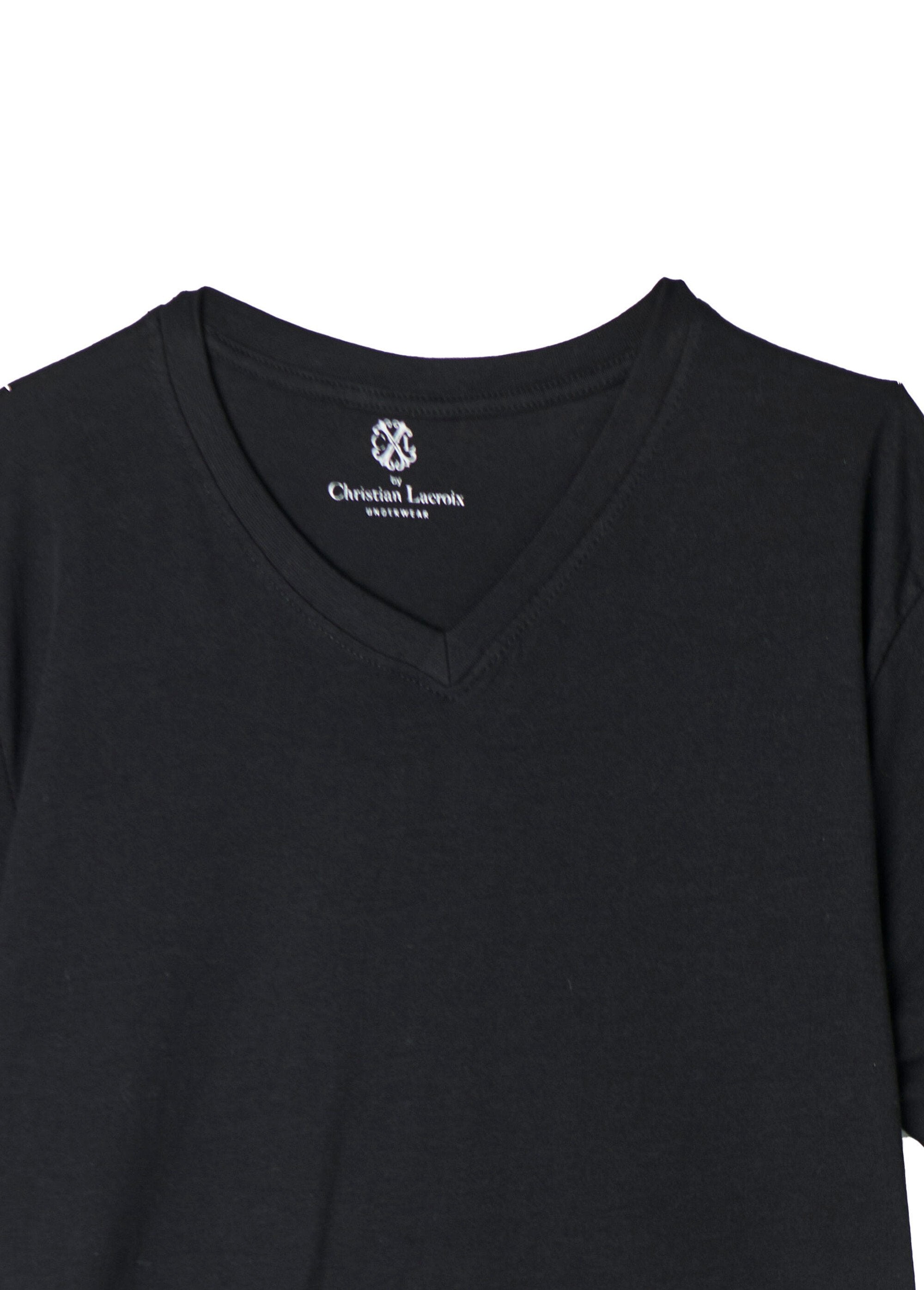T-shirt_in_cotone_con_scollo_a_V_Noir_DE1_slim