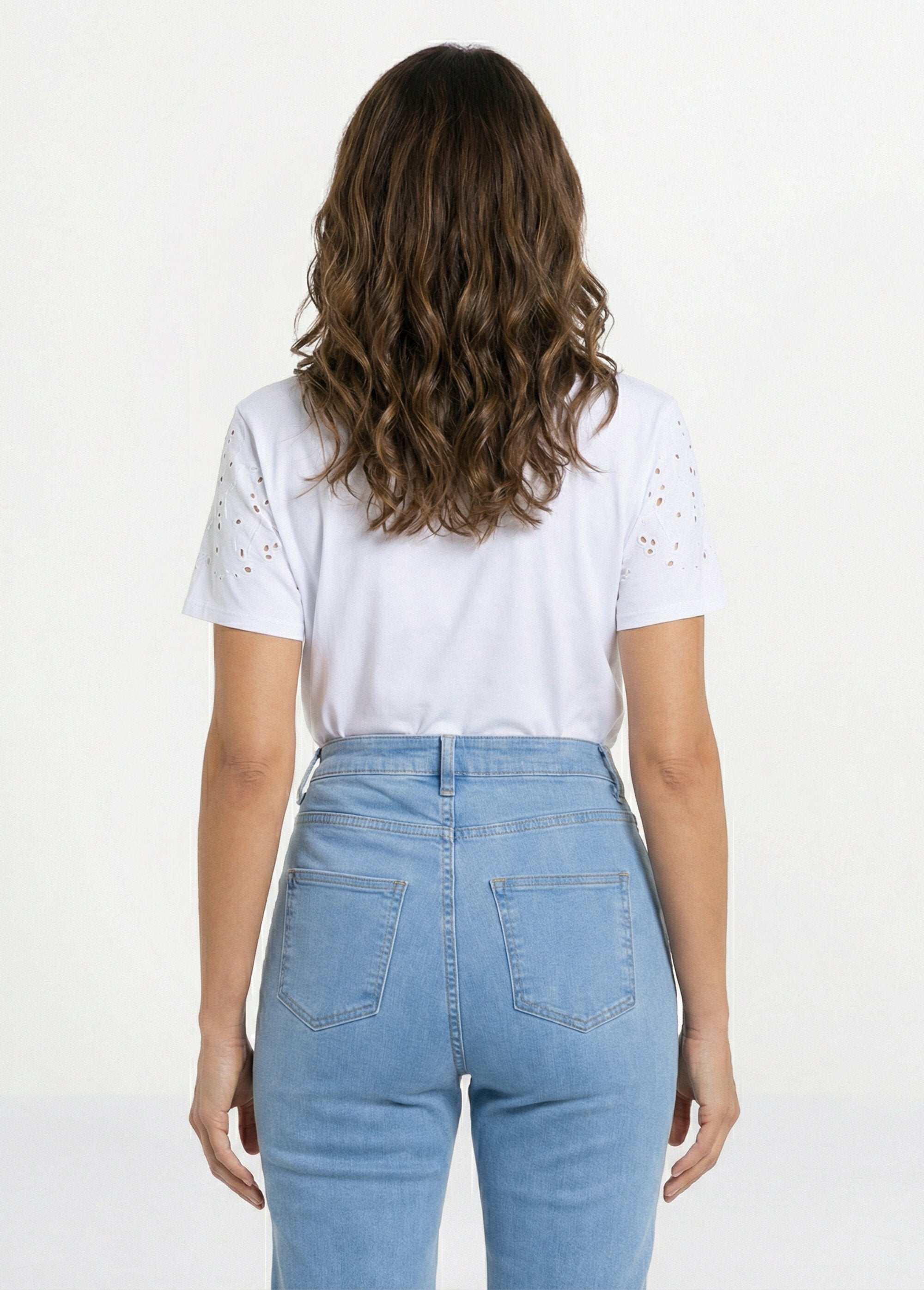 T-shirt_a_maniche_corte_in_cotone_stretch_ricamato_Blanc_DO1_slim