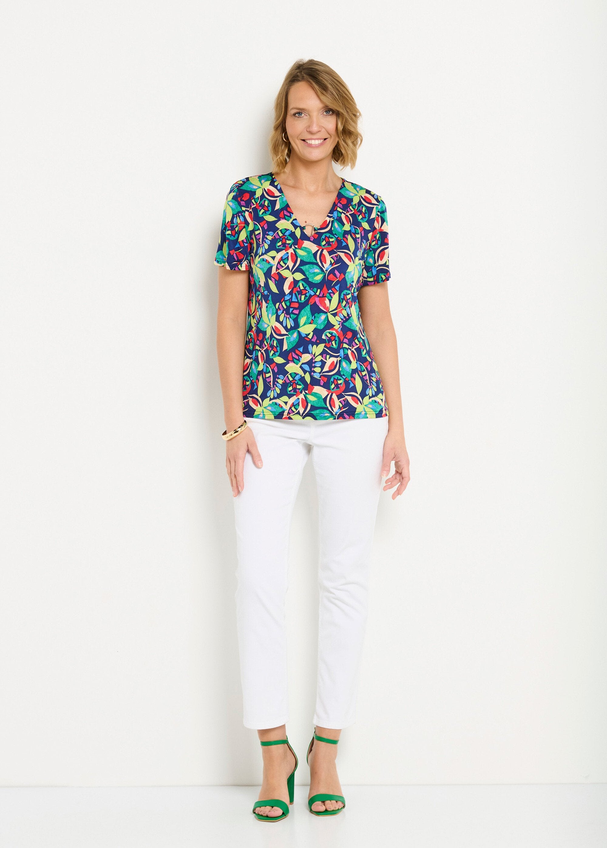 Maglietta_a_maniche_corte_a_tinta_unita_o_stampata_Marine_et_vert_SF1_slim