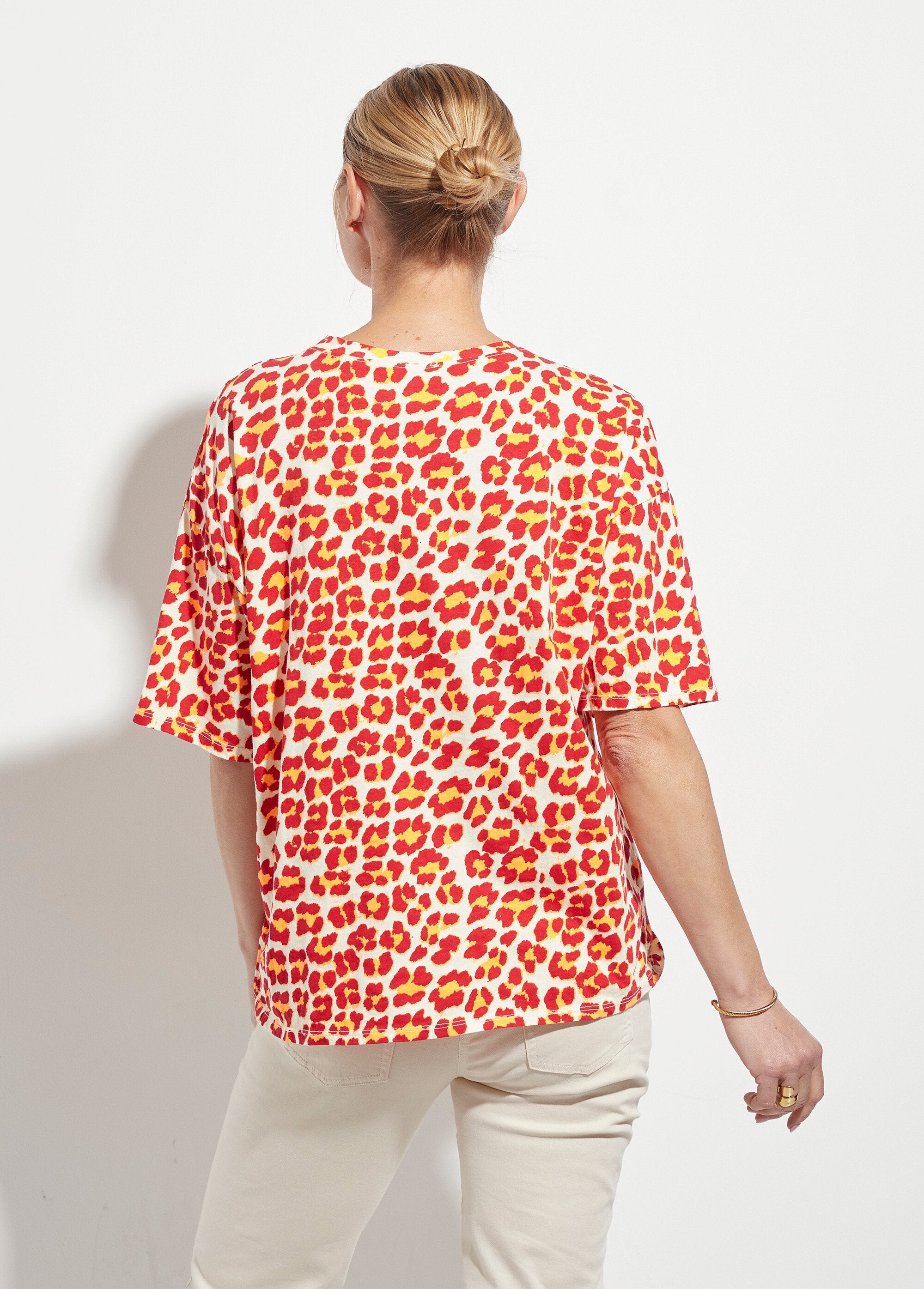 T-shirt_leopardata_a_maniche_corte_Rouge_et_orange_DO1_slim