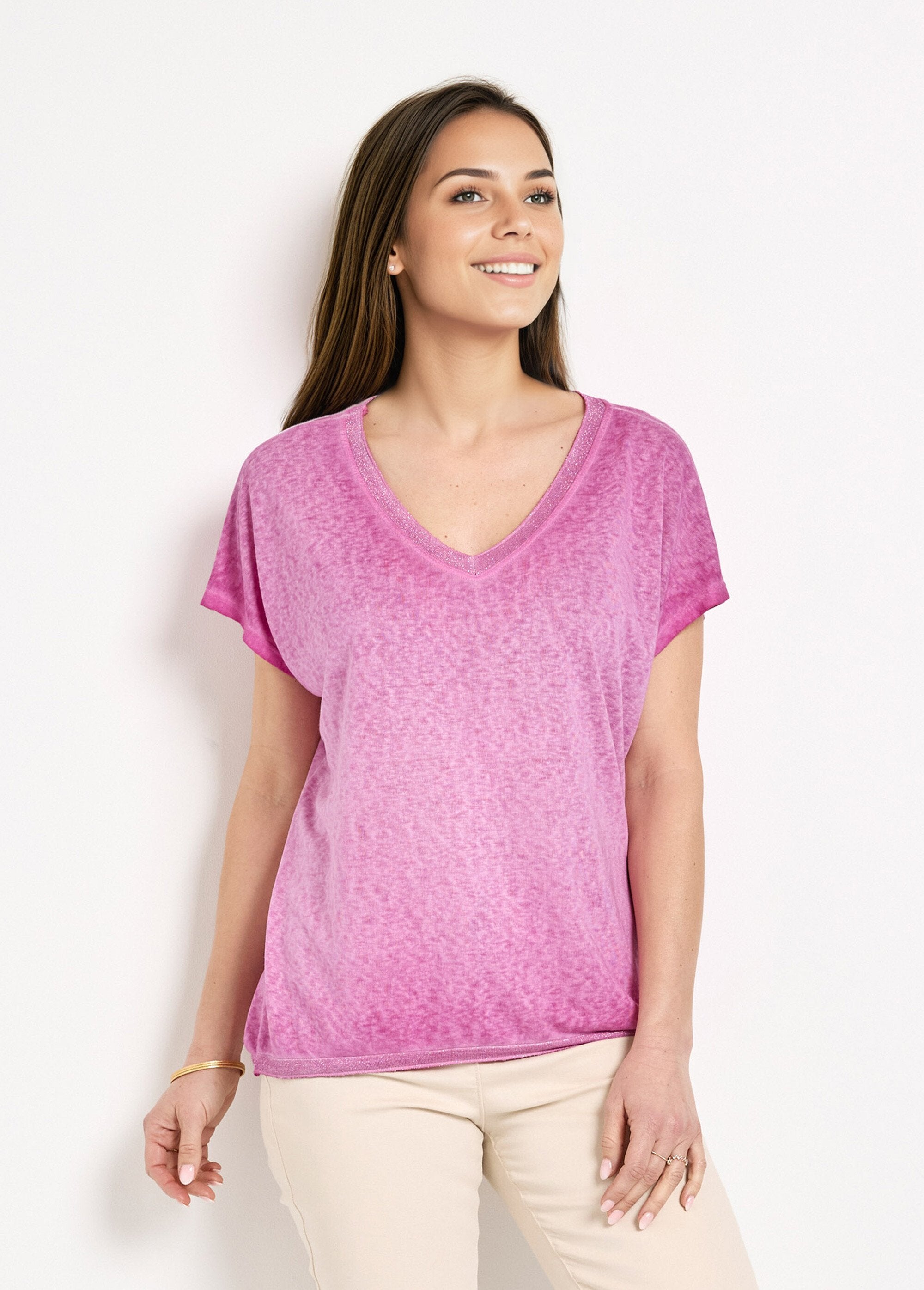 T-shirt_con_maniche_a_kimono_in_rete_fiammata_Fuchsia_FA1_slim