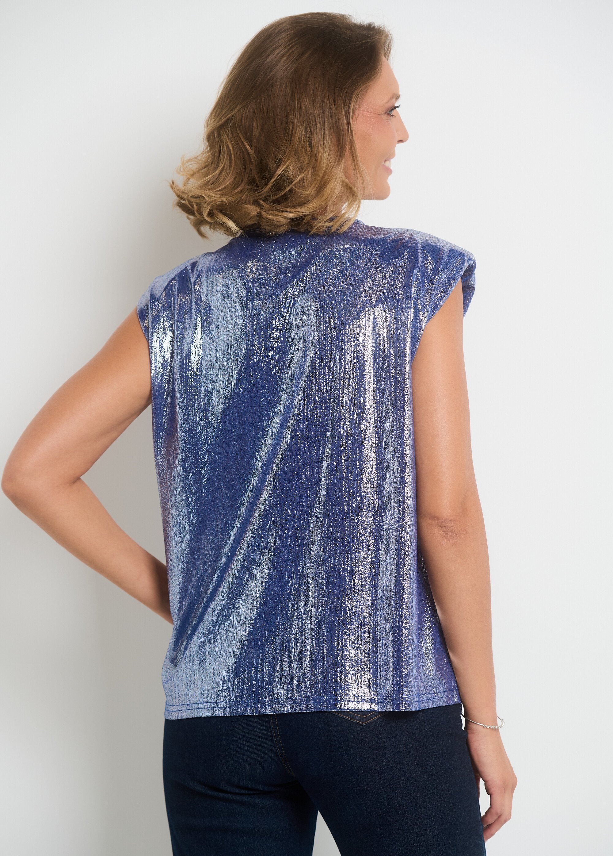 T-shirt_metallizzata_senza_maniche_con_scollo_rotondo_Bleu_brillant_DO1_slim