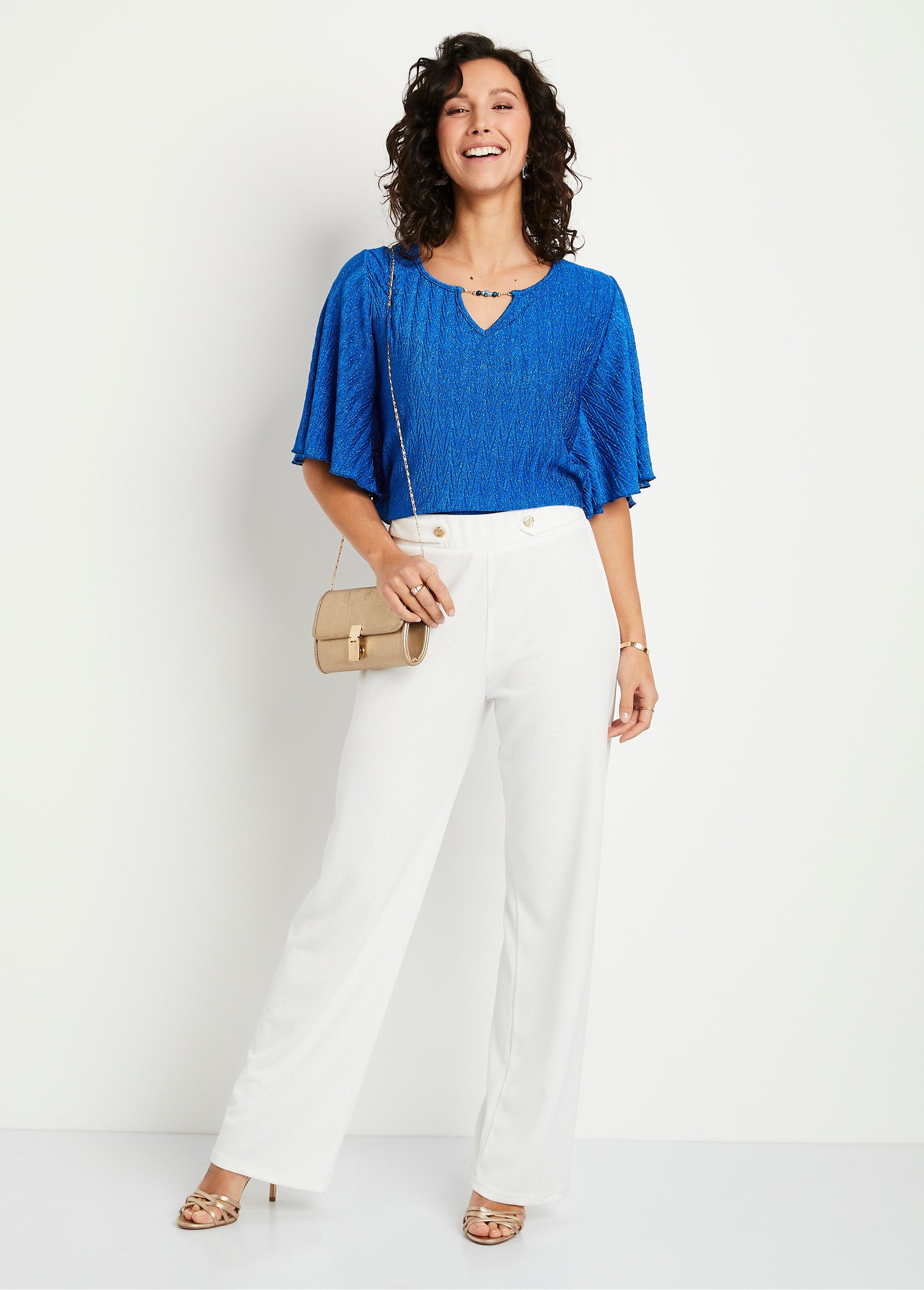 T-shirt_con_paillettes,_maniche_corte,_grande_BLU_SF1_slim