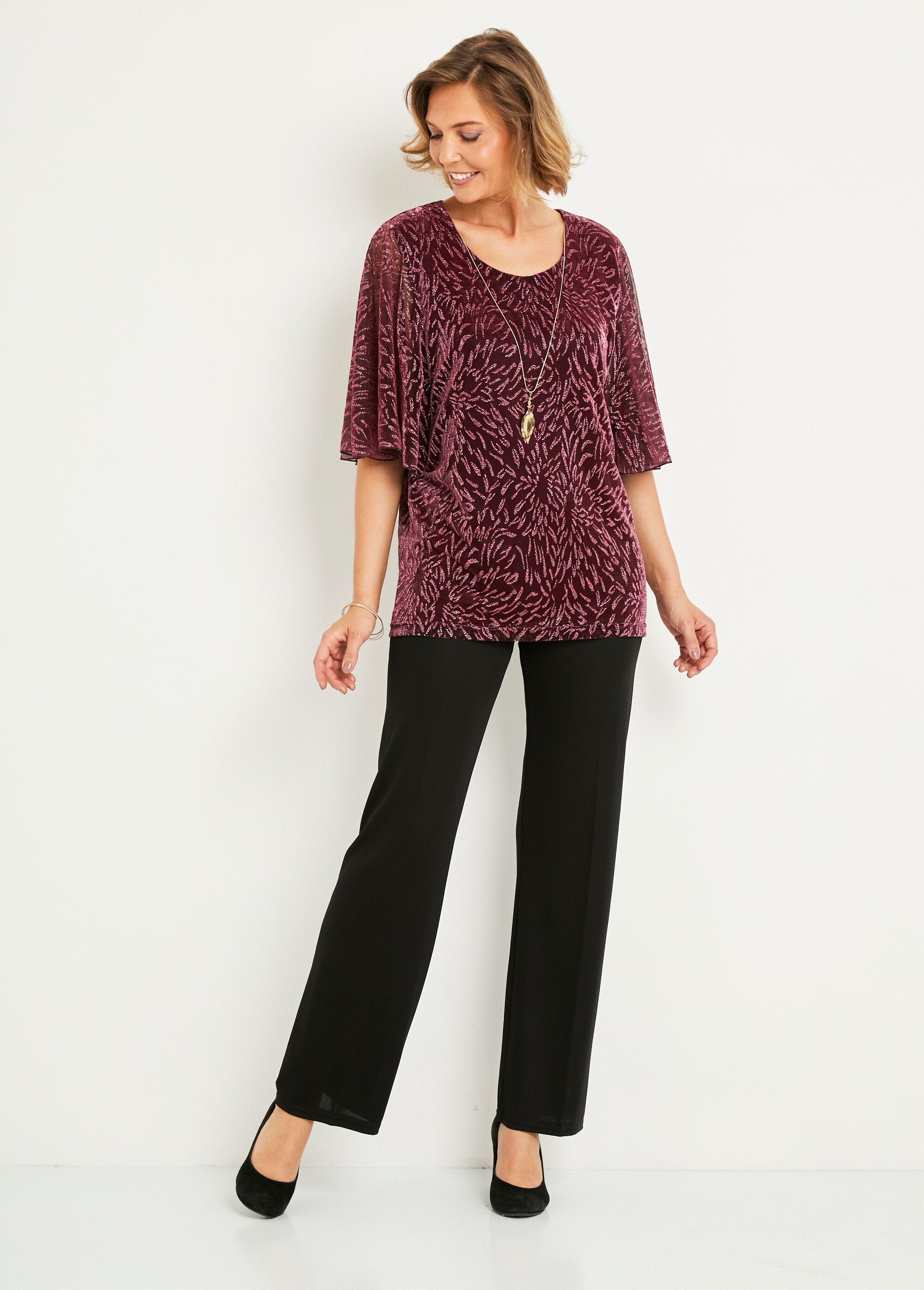 Maglietta_lunga_in_rete_stampata_con_scollo_rotondo_Rose_SF1_slim