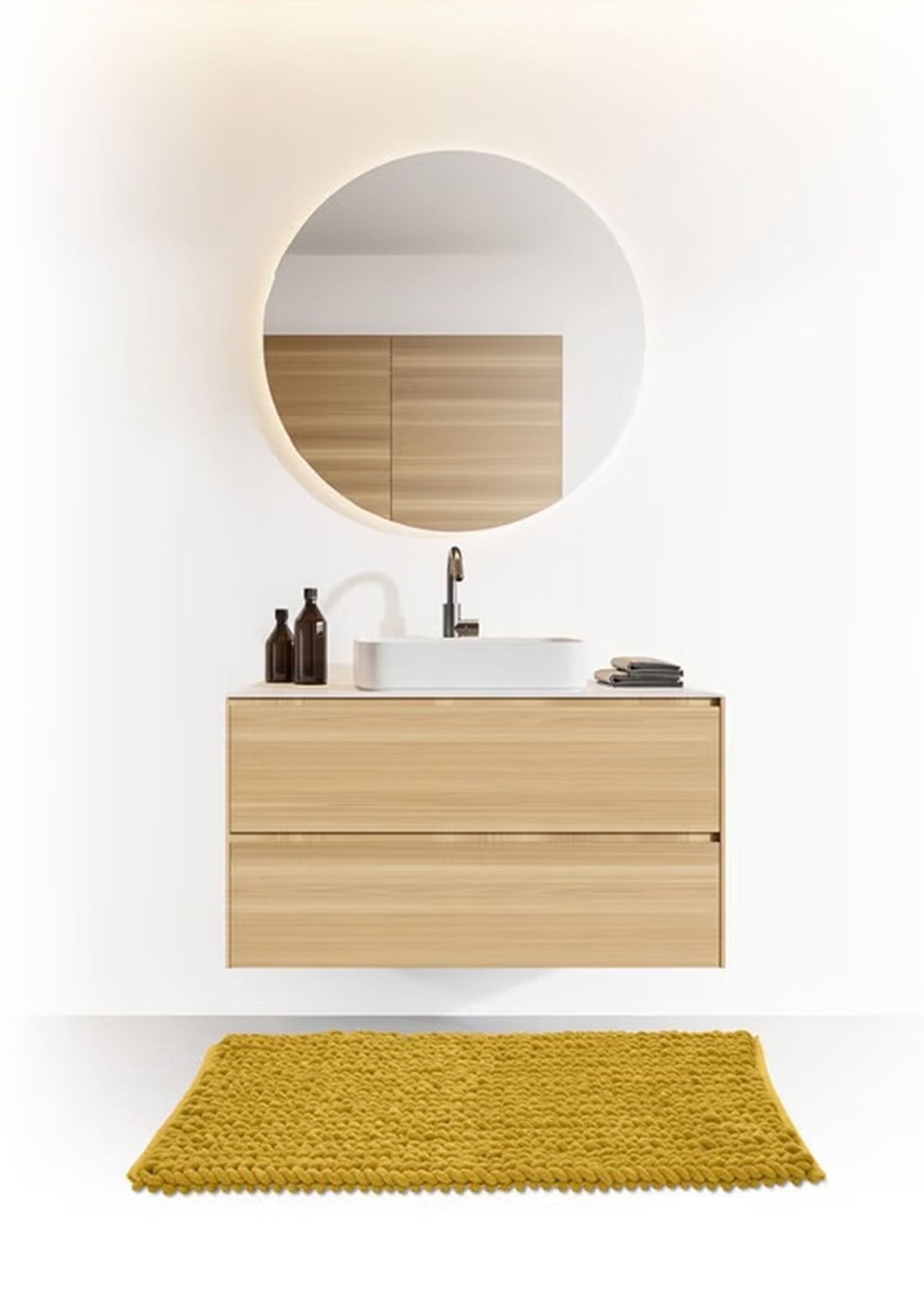 Tappeto_da_bagno,_maglia_spessa_Jaune_SF1_slim