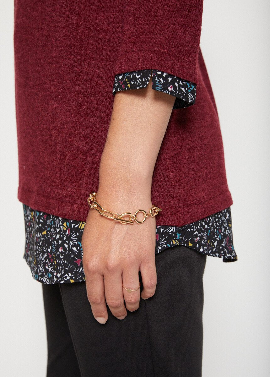 Maglietta_lunga_effetto_2_in_1_Bordeaux_DE2_slim