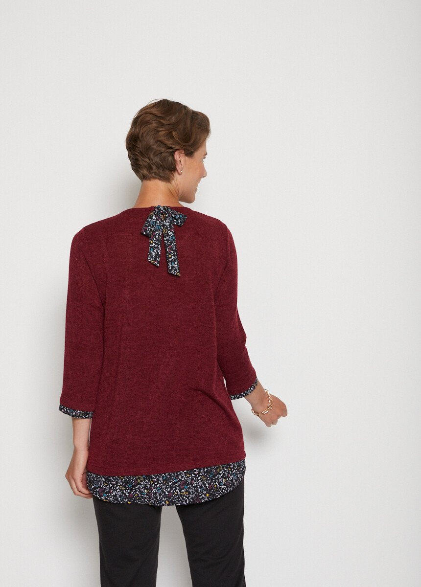 Maglietta_lunga_effetto_2_in_1_Bordeaux_DO1_slim