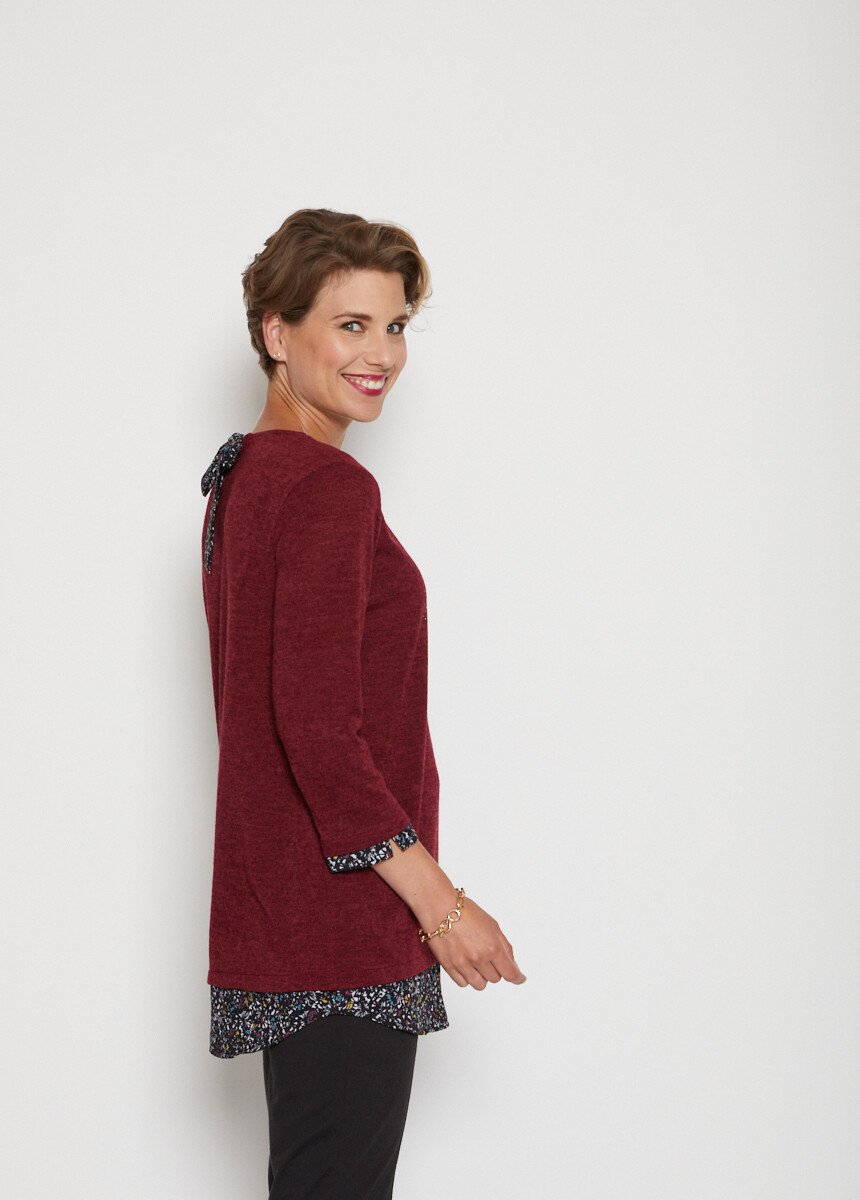 Maglietta_lunga_effetto_2_in_1_Bordeaux_DR1_slim