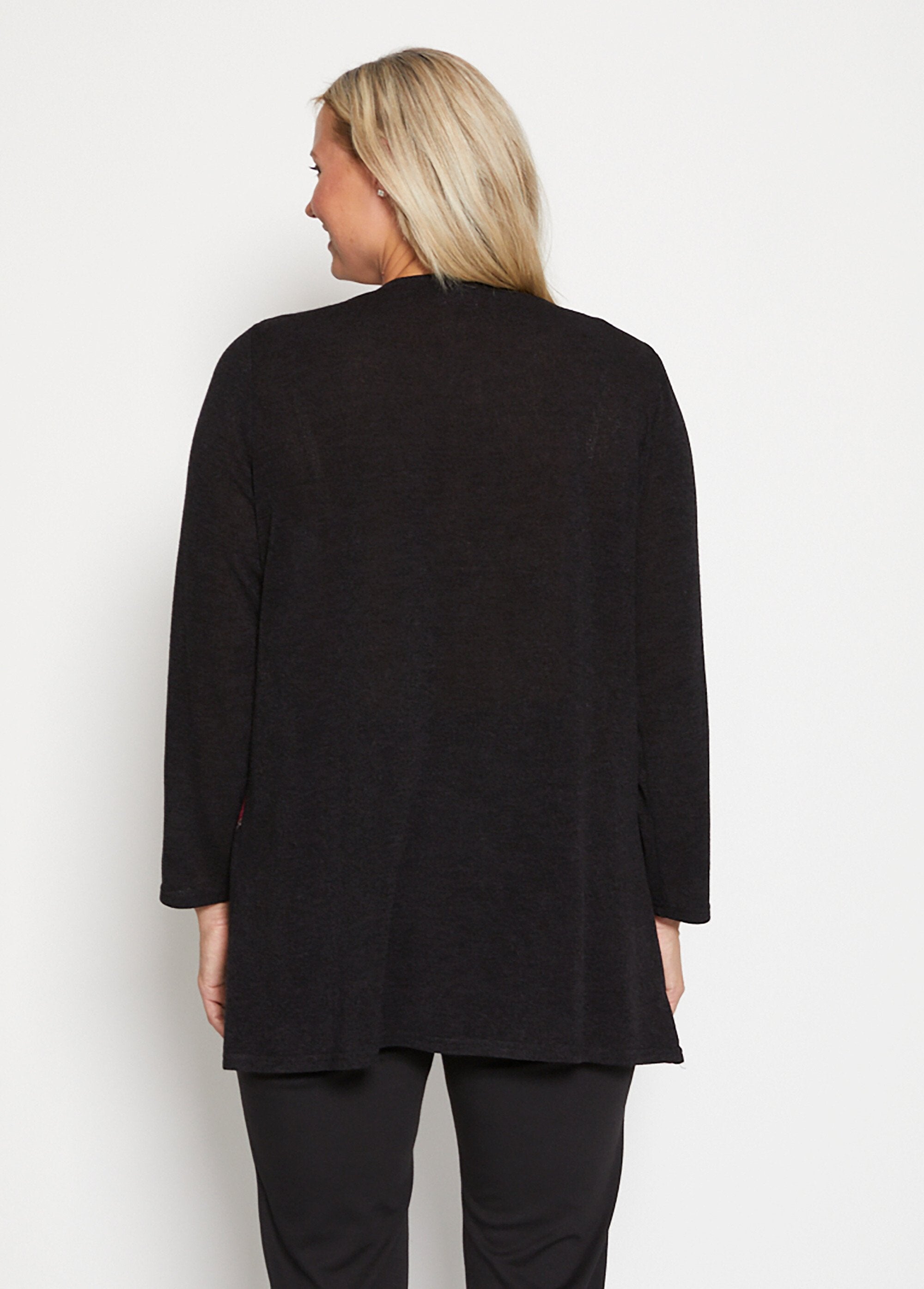 T-shirt_lunga_floreale_elasticizzata_Noir_et_bordeaux_DO1_curvy