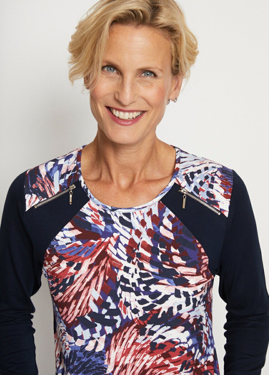 T-shirt_a_maniche_lunghe_stampata_a_tinta_unita_Blu_e_rosso_DE1_slim