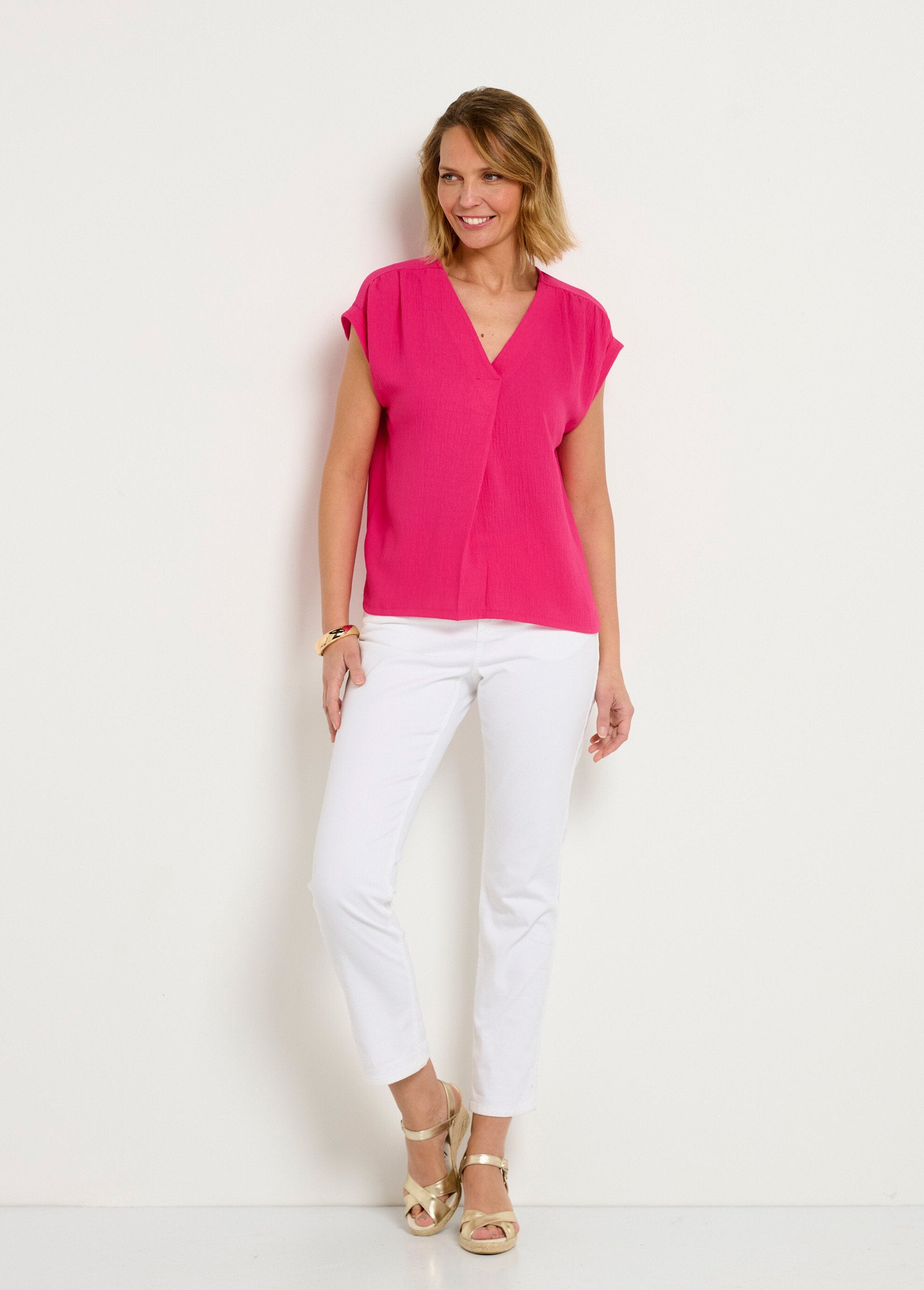 Tunica_con_scollo_a_V_e_maniche_a_kimono_in_rilievo_Fuchsia_SF1_slim