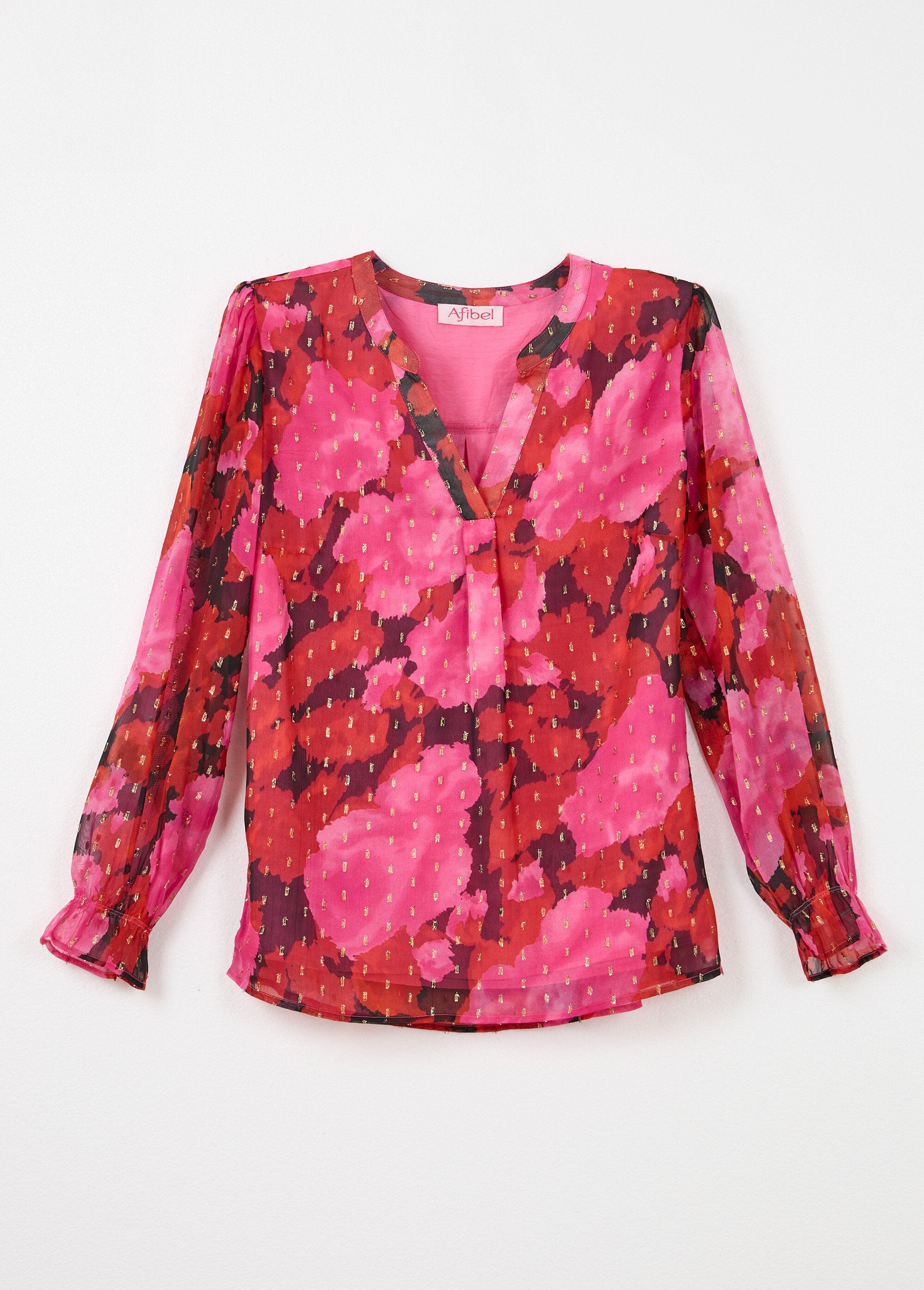 Tunica_in_voile_stampato_con_scollo_a_V_e_motivi_dorati_Rouge_et_noir_AP1_slim