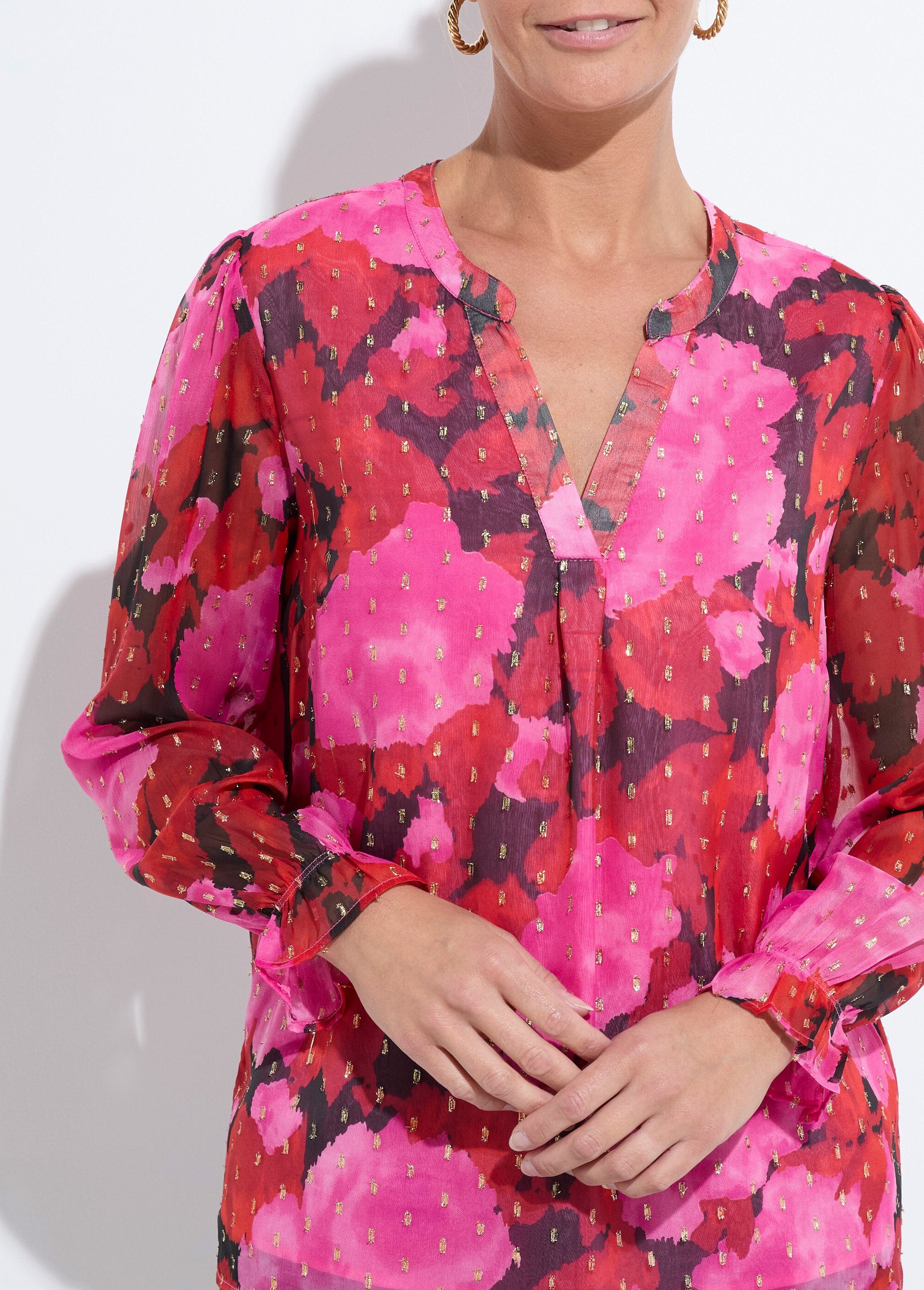 Tunica_in_voile_stampato_con_scollo_a_V_e_motivi_dorati_Rouge_et_noir_DE1_slim