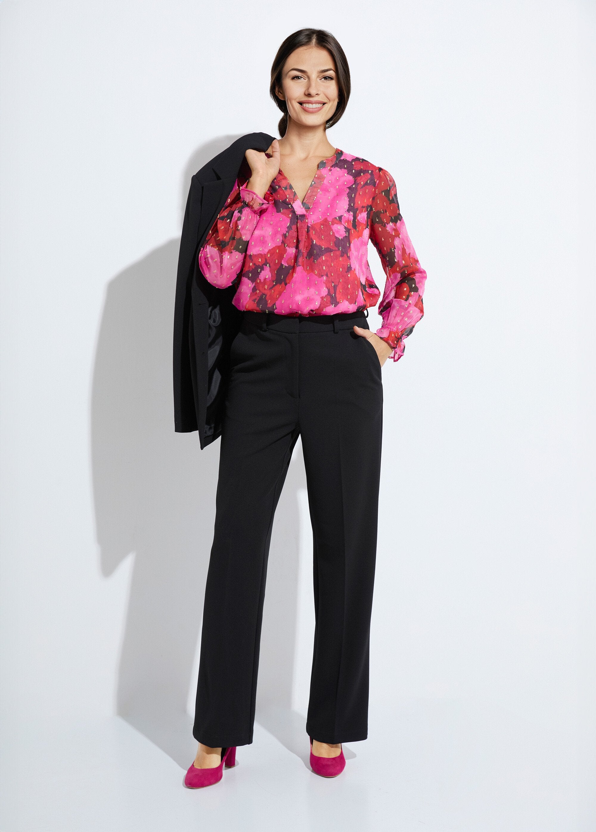 Tunica_in_voile_stampato_con_scollo_a_V_e_motivi_dorati_Rouge_et_noir_SF1_slim