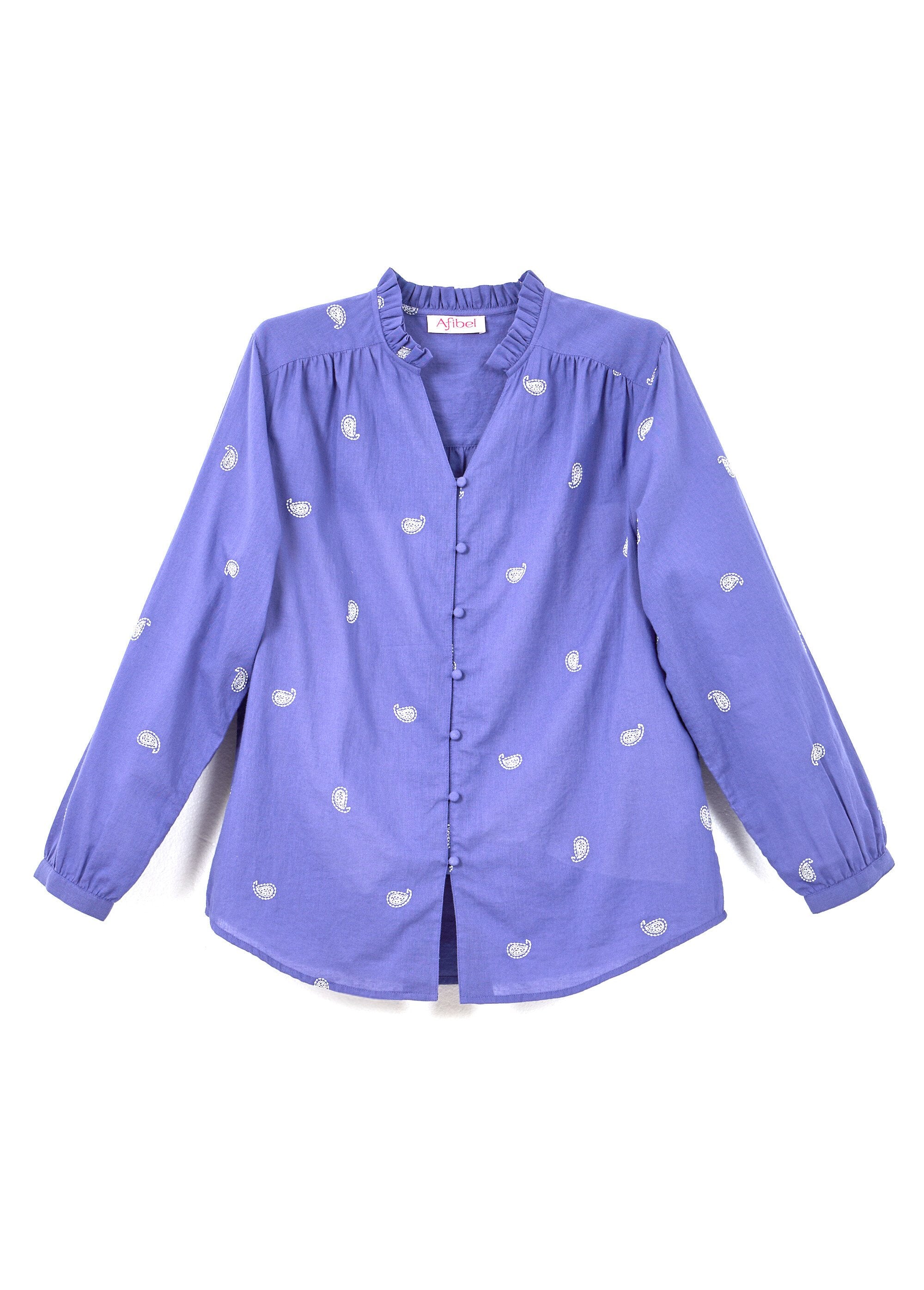 Tunica_con_collo_a_balze_in_garza_di_cotone_ricamata_Bleu_et_blanc_AP1_slim