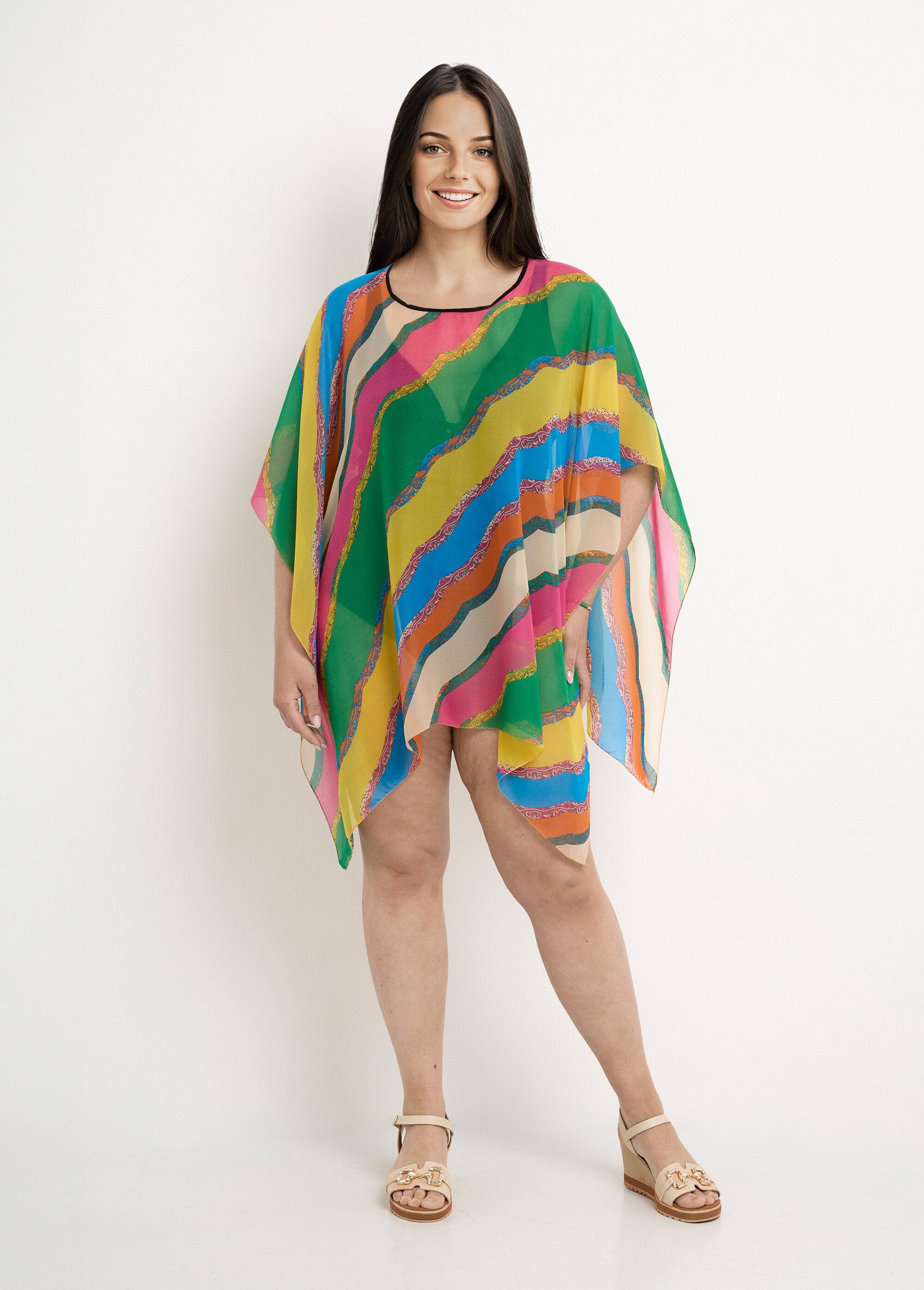 Tunica_da_spiaggia,_voile,_righe_eleganti_Multicolore_FA1_slim
