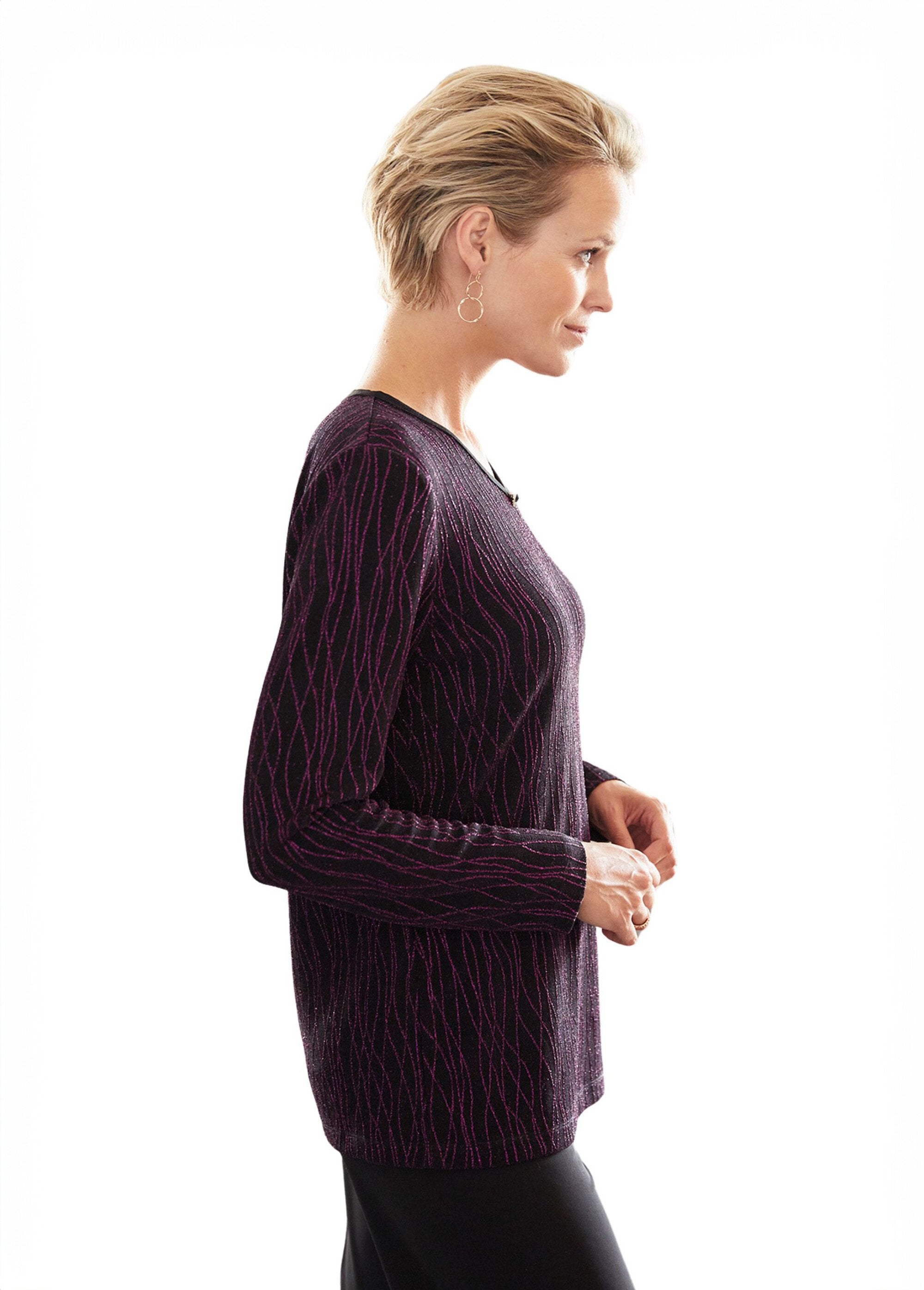 Tunica_in_maglia_fantasia_scintillante_Fuchsia_et_noir_DR1_slim